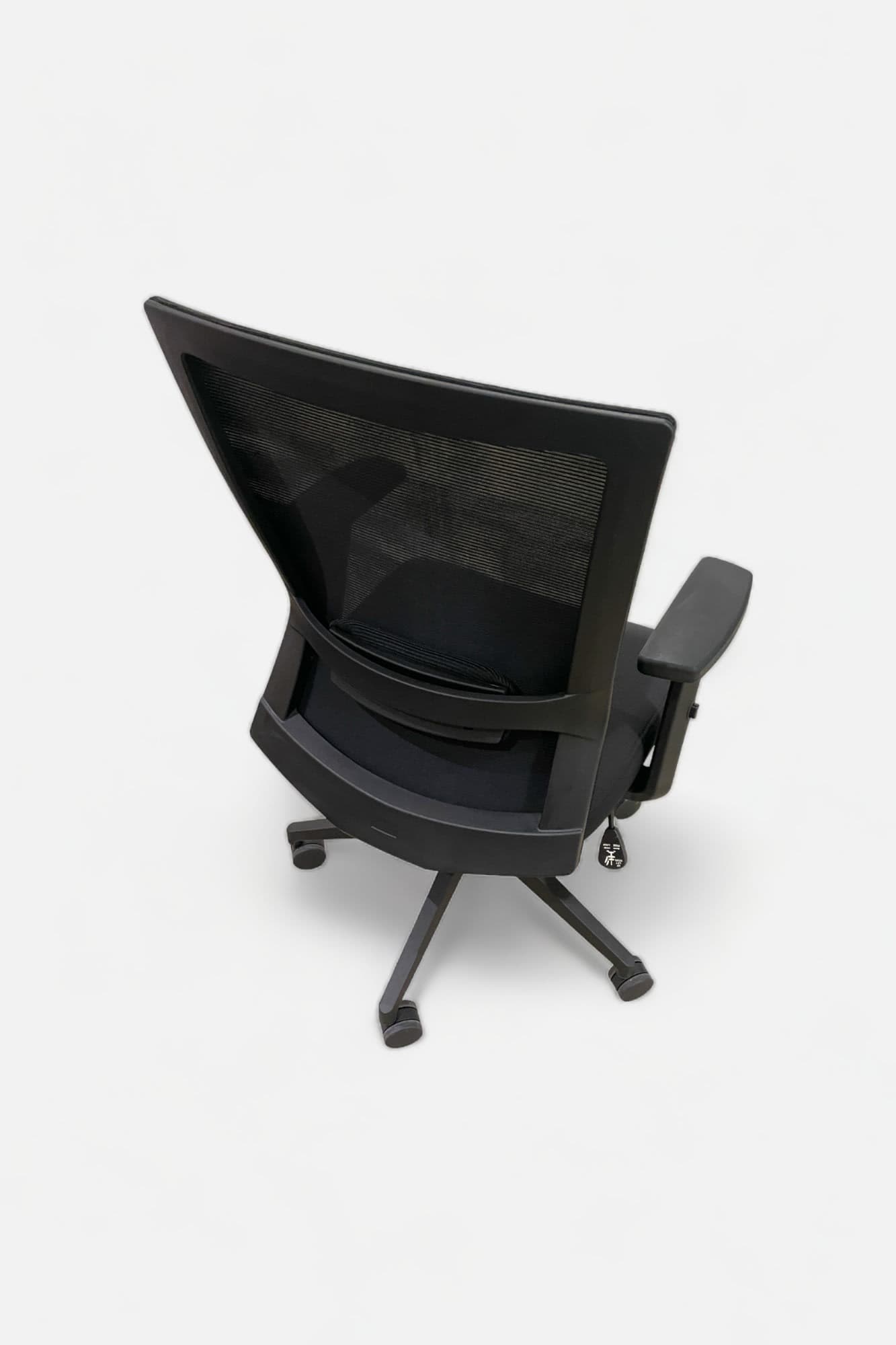 Black office chair on wheels-1
