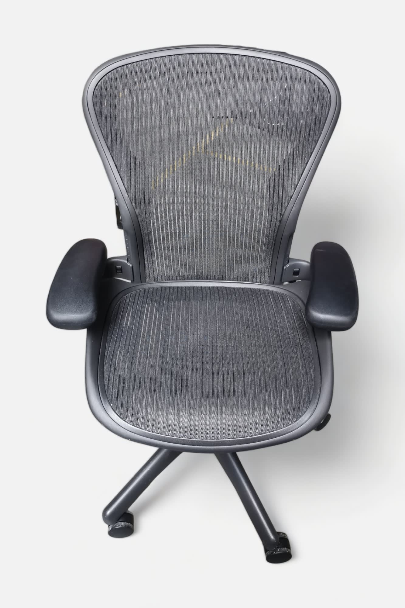 Herman Miller Dark Grey/Black office chair - Medium "B" Size-0