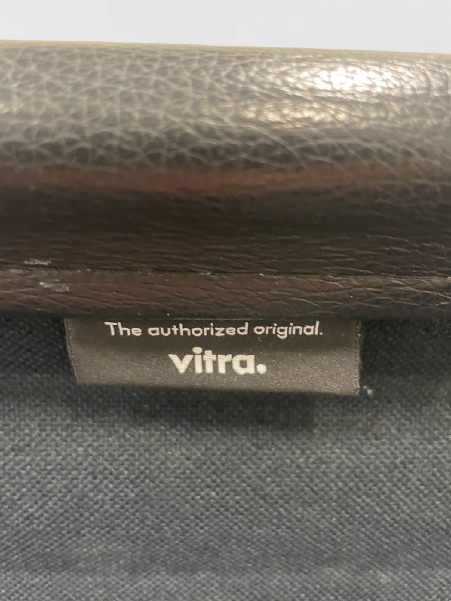 Vitra Eames Leather Black Chair EA119-5