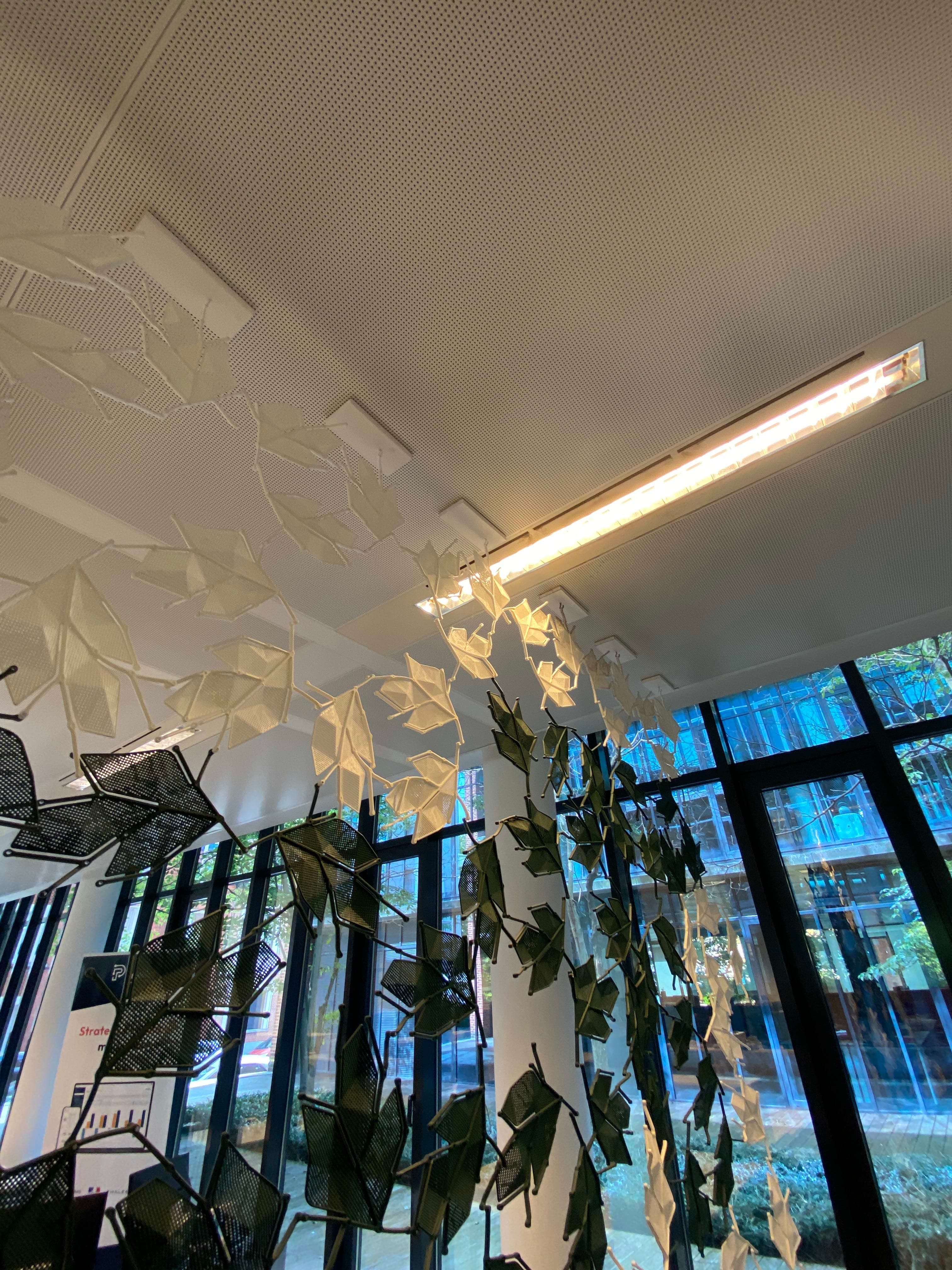 Origami multicolore en papier pour oiseaux Décorations à suspendre-6