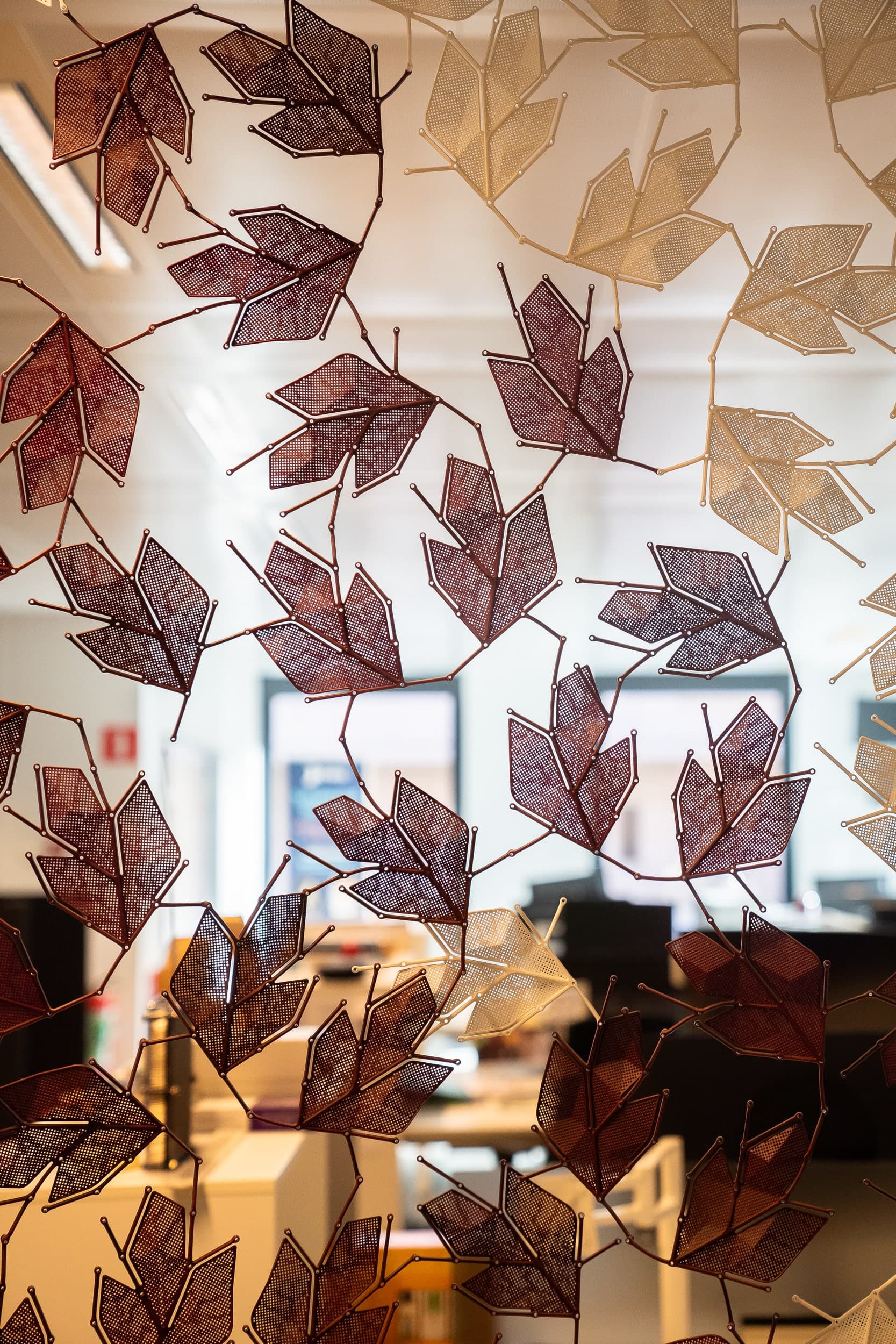 Origami multicolore en papier pour oiseaux Décorations à suspendre-7