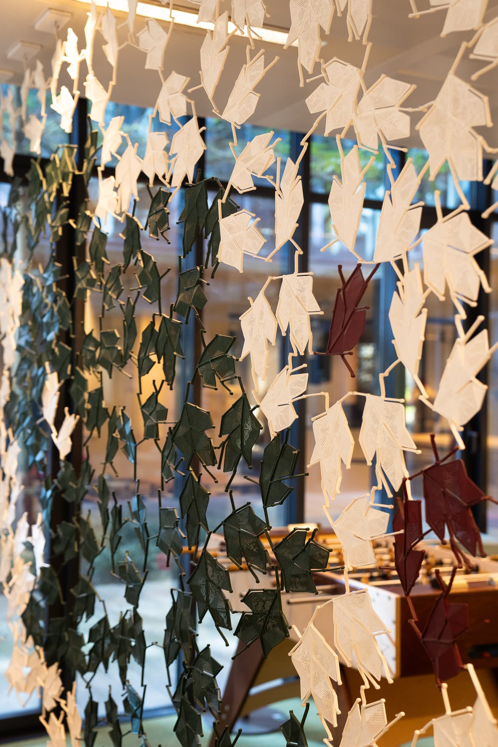 Origami multicolore en papier pour oiseaux Décorations à suspendre-5