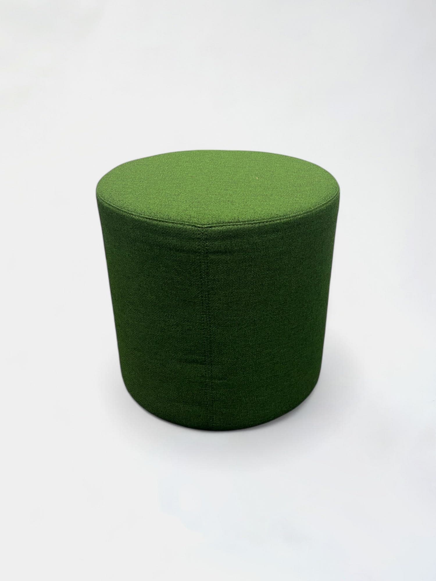 Green wood pouffe-0
