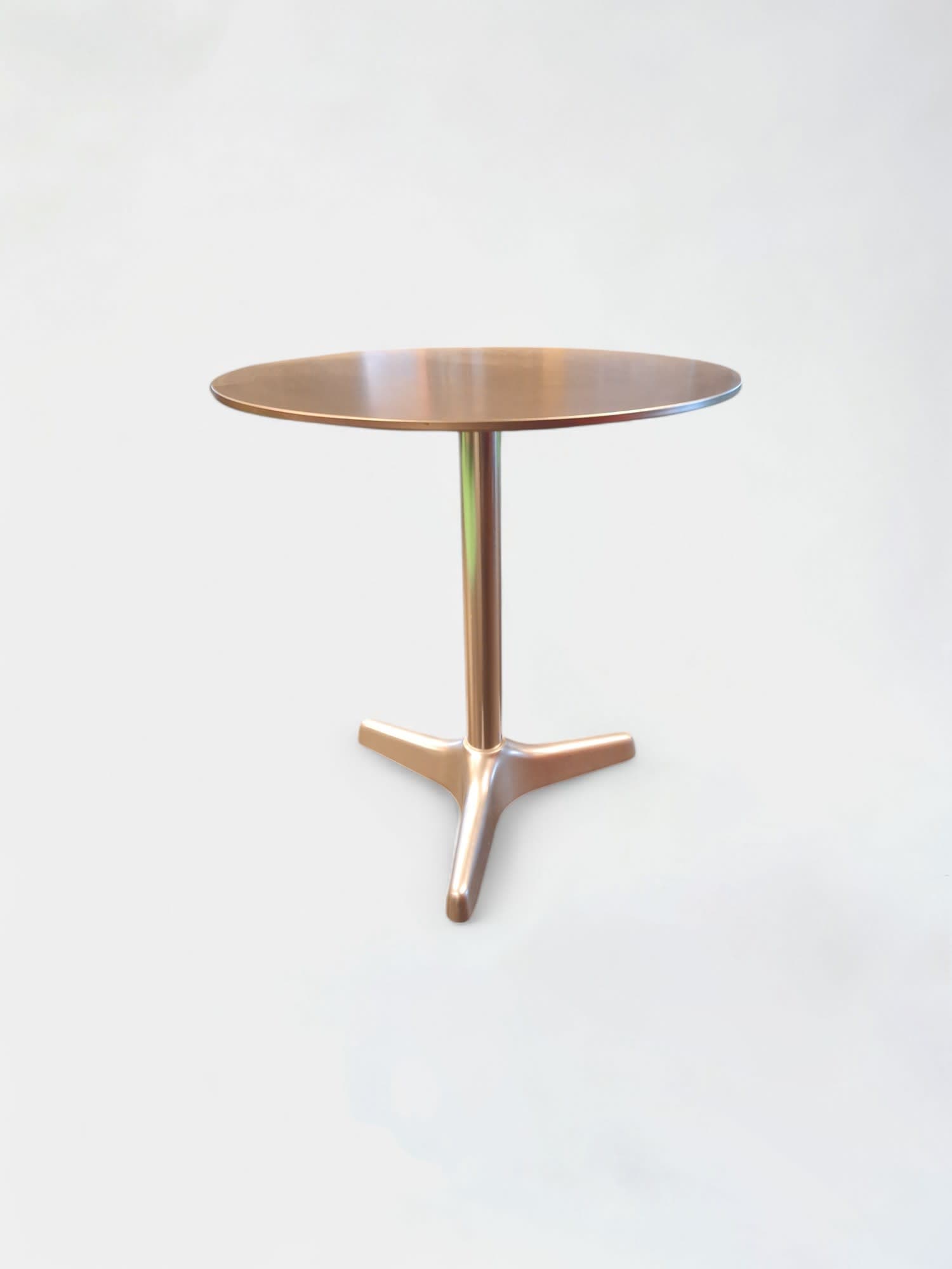 Satelliet Silver Metal Table with Round Top-0