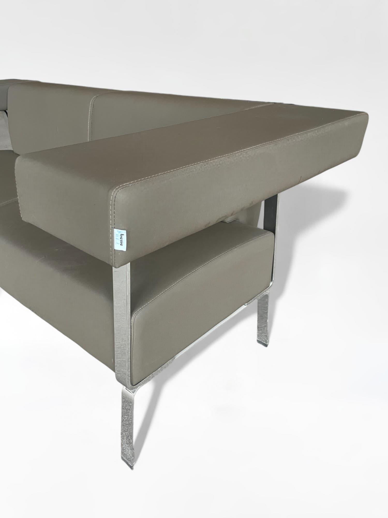 BENE Dark Grey 2-seater Design sofa-3