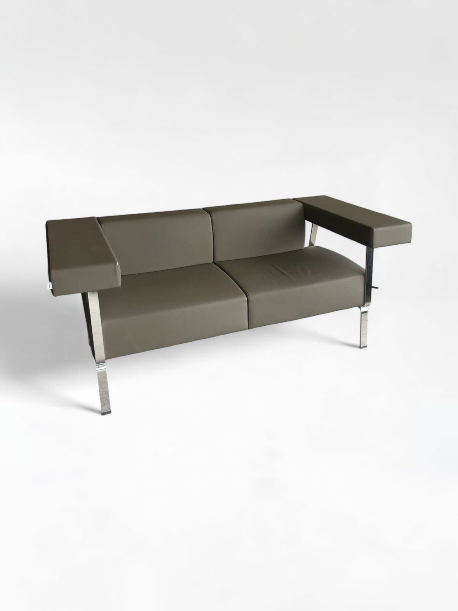 BENE Dark Grey 2-seater Design sofa-0