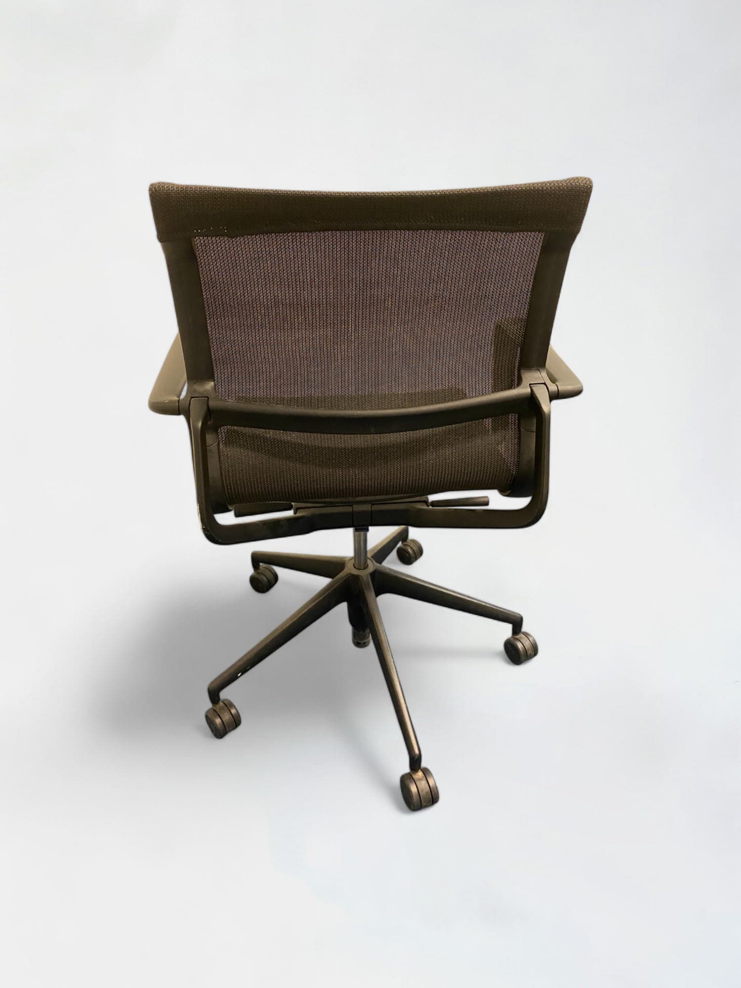 Vitra Physix Black, chaise de réunion en treillis avec pieds noirs-2