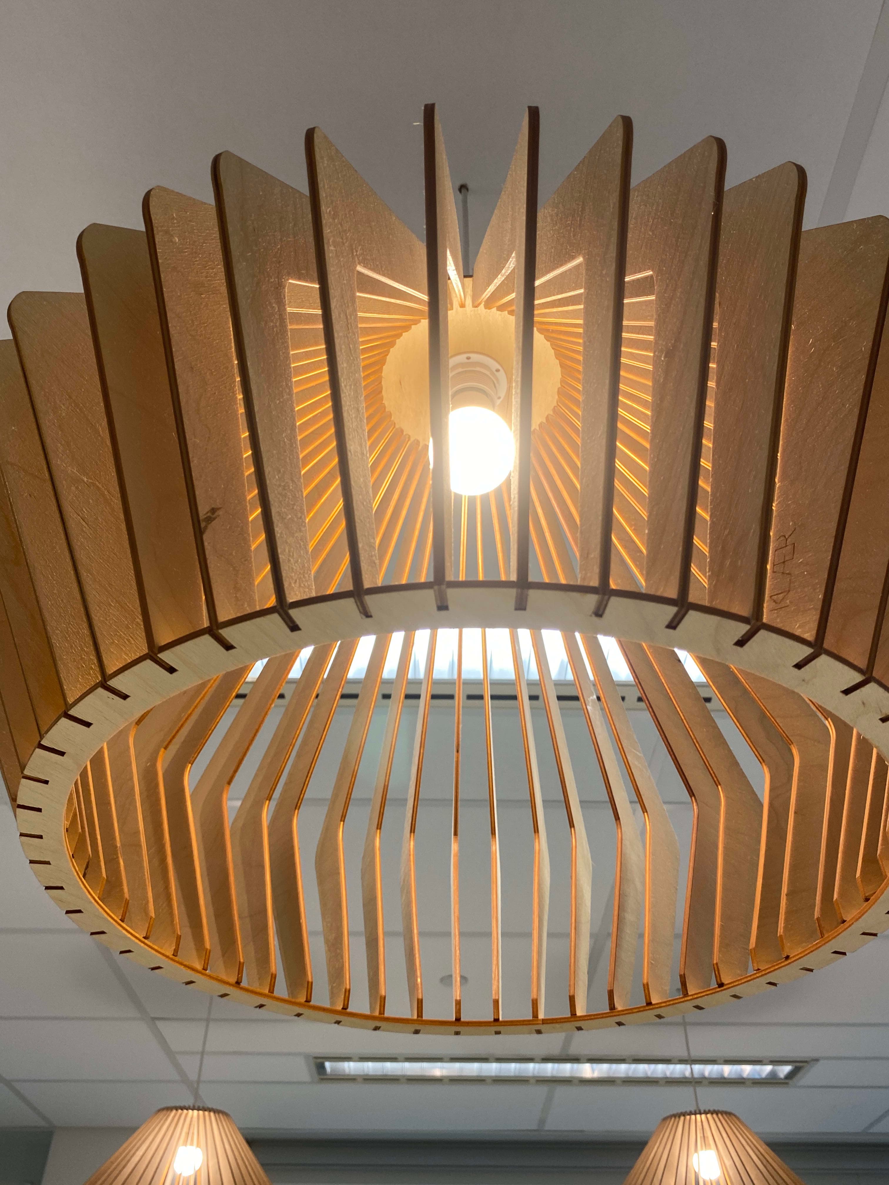 Wooden large pending Lamp-2