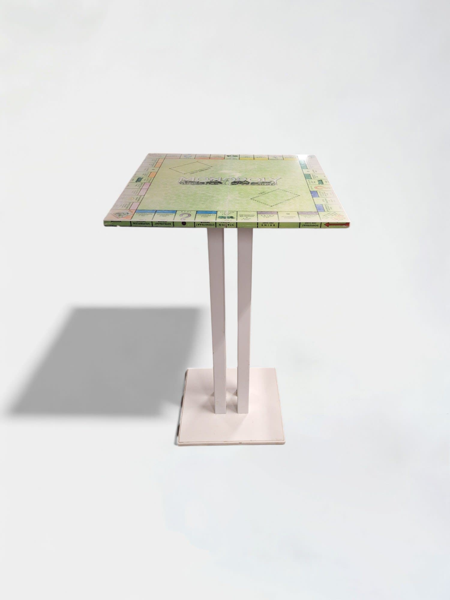 Monopoly groene hoge vintage tafel