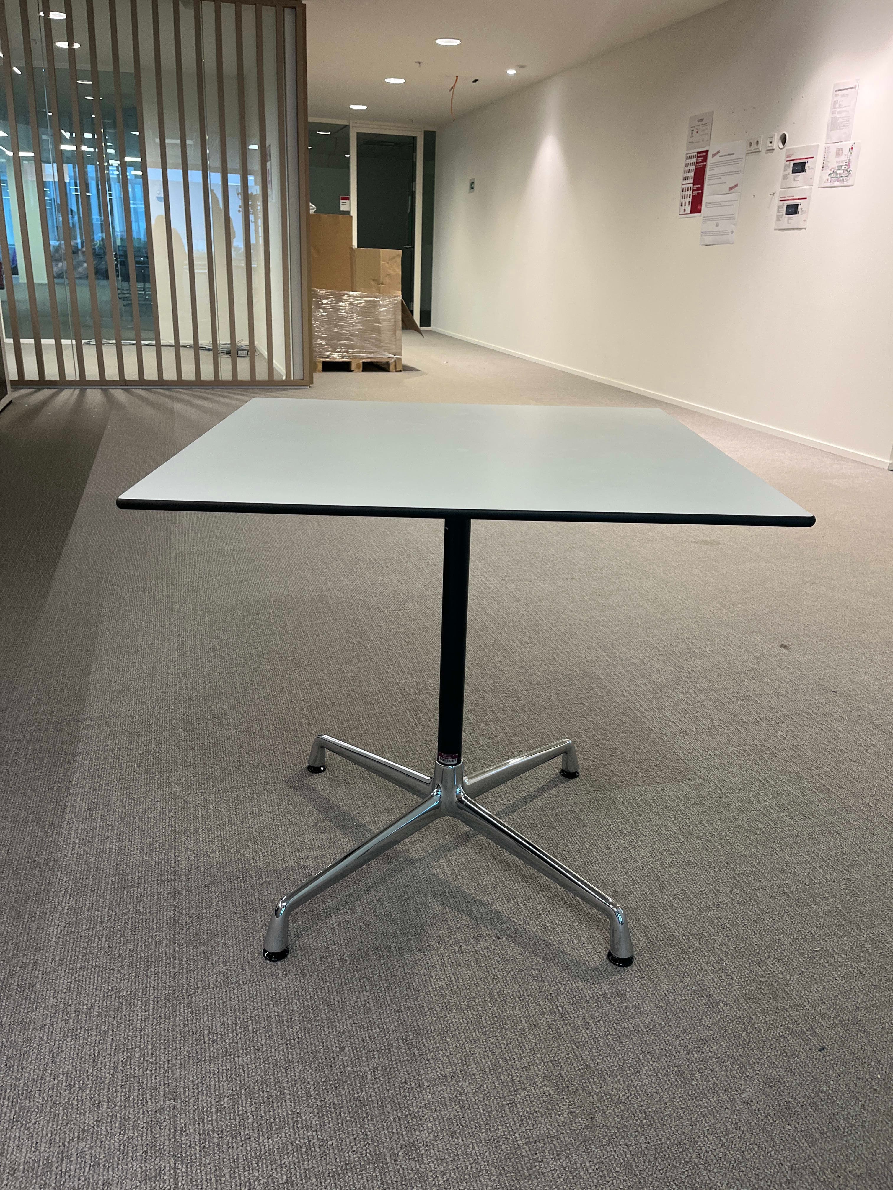 Vitra Eames 75cm White Contract Table Square-3