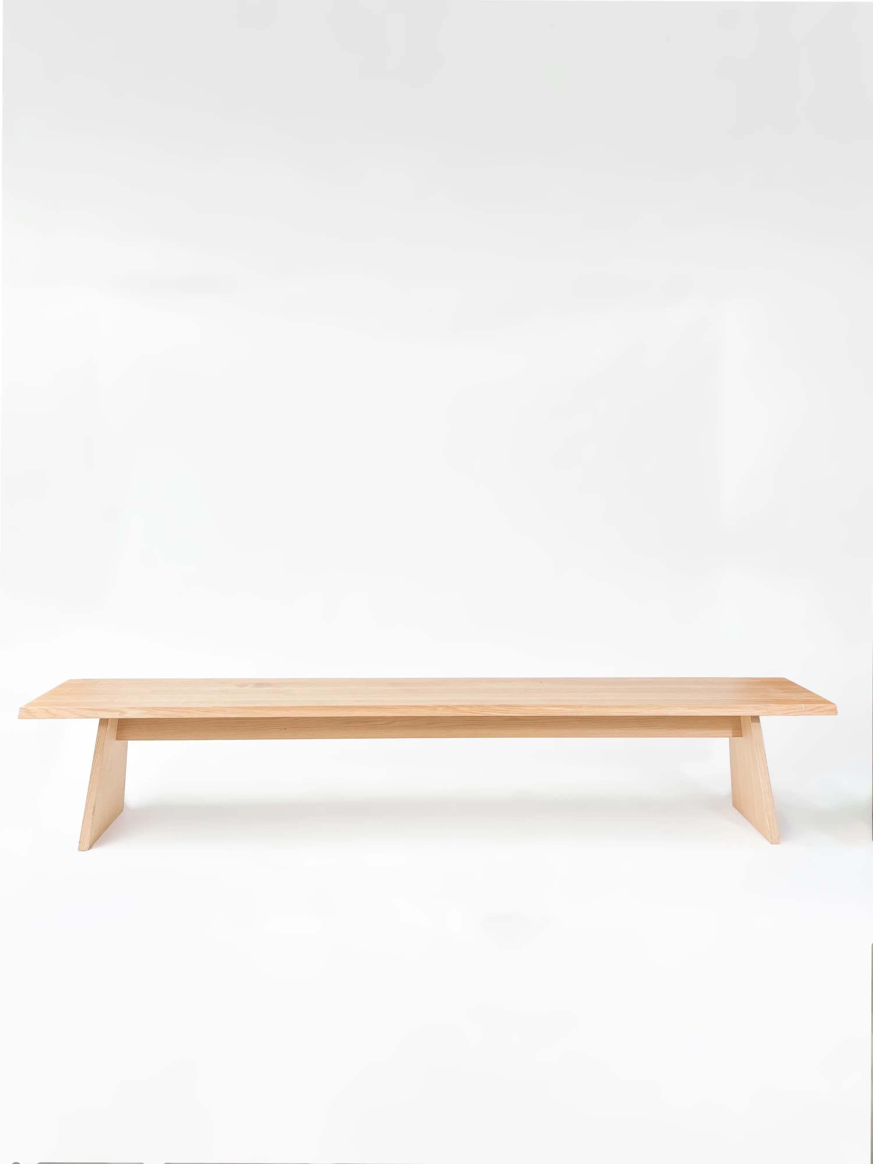 150cm CRUSO Natural Oak Solid Wood Bench-1