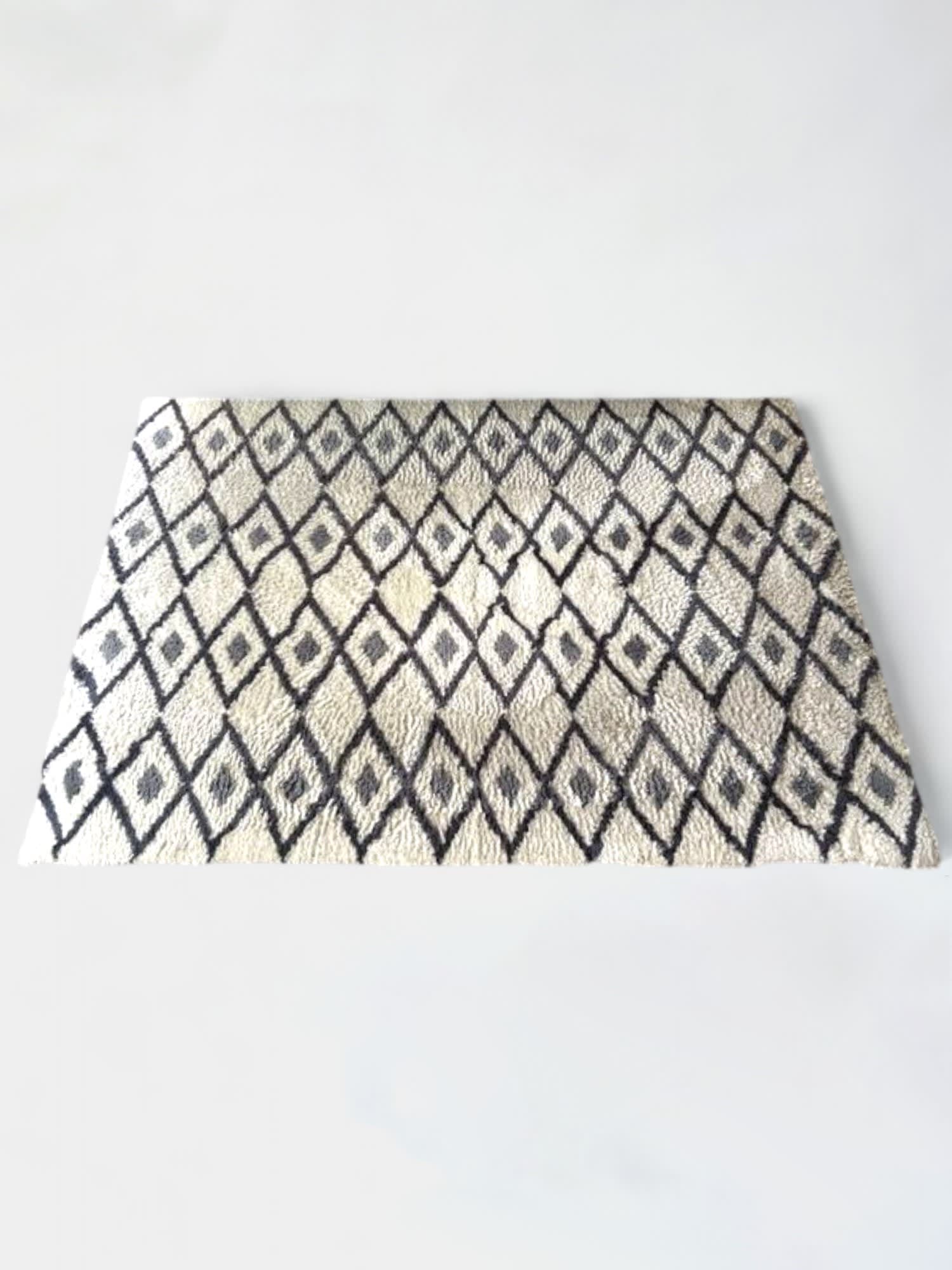 IKEA Tapis blanc et gris-0