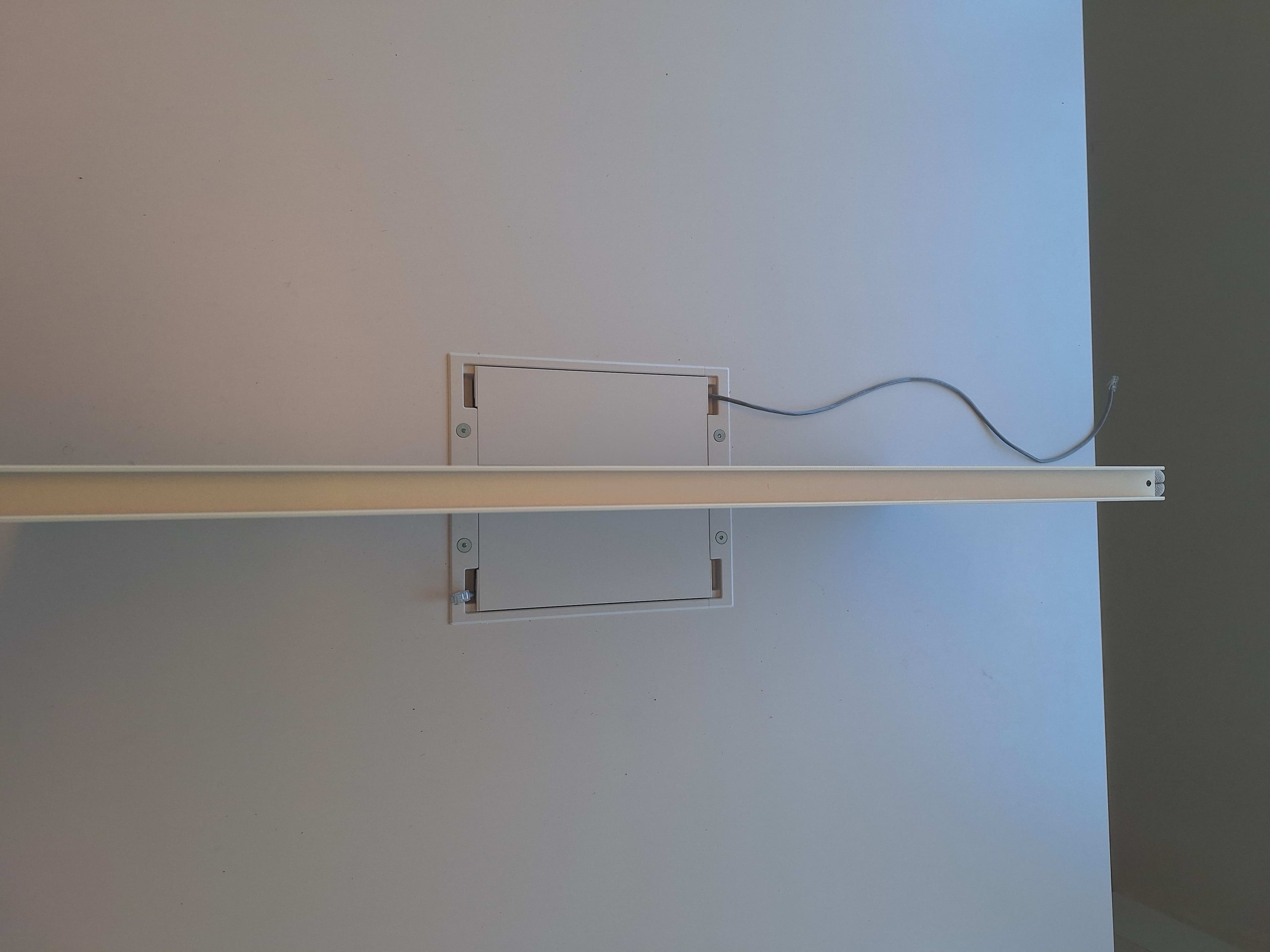 Vitra WorKit 180-160cm white 2 person desk without the partition -1