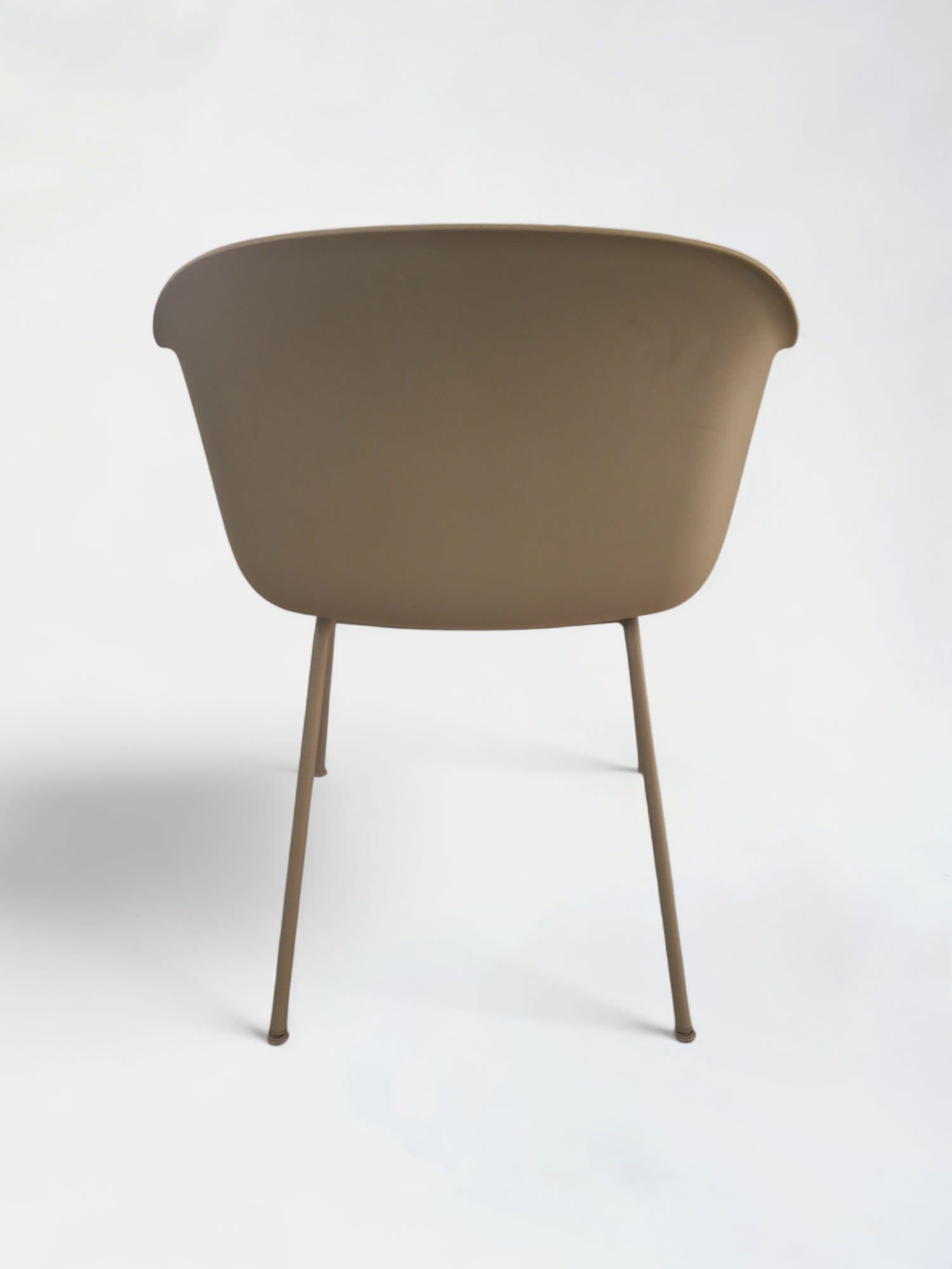 Muuto Chaise en plastique noir sans accoudoirs-4