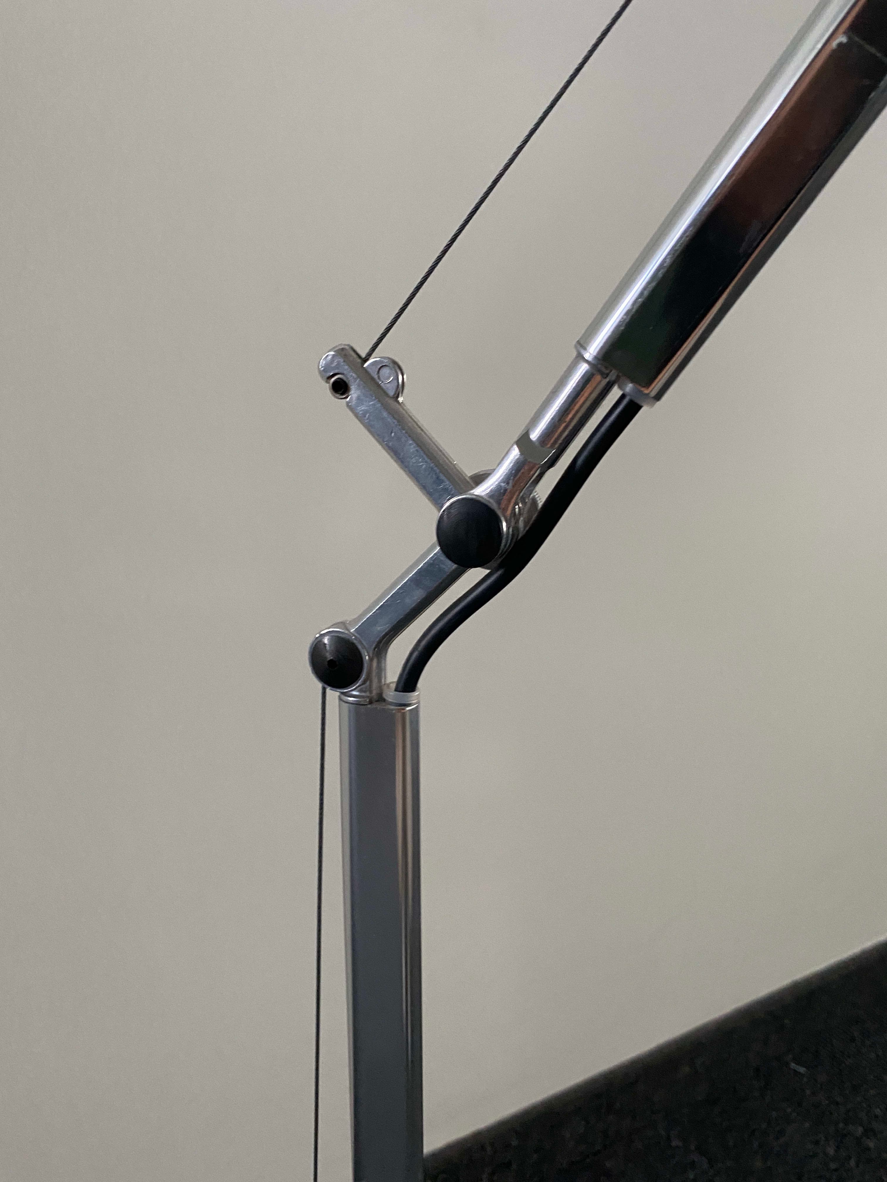 Artemide Tolomeo Zilver Metalen Verstelbare Lamp met Strak Ontwerp-4