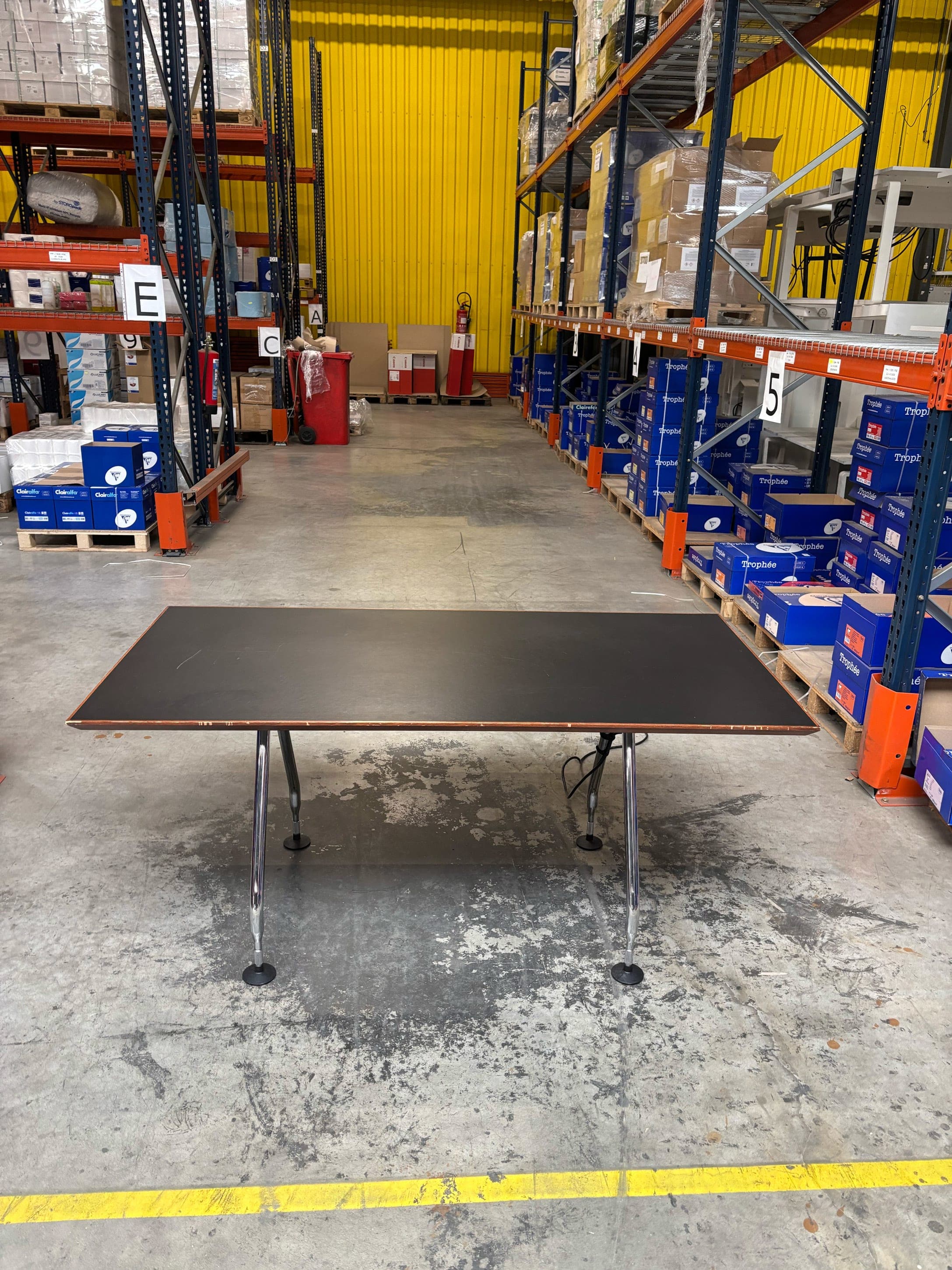 Desk by Norman Foster for Tecno Vitra 160cm, 1980s USED-5