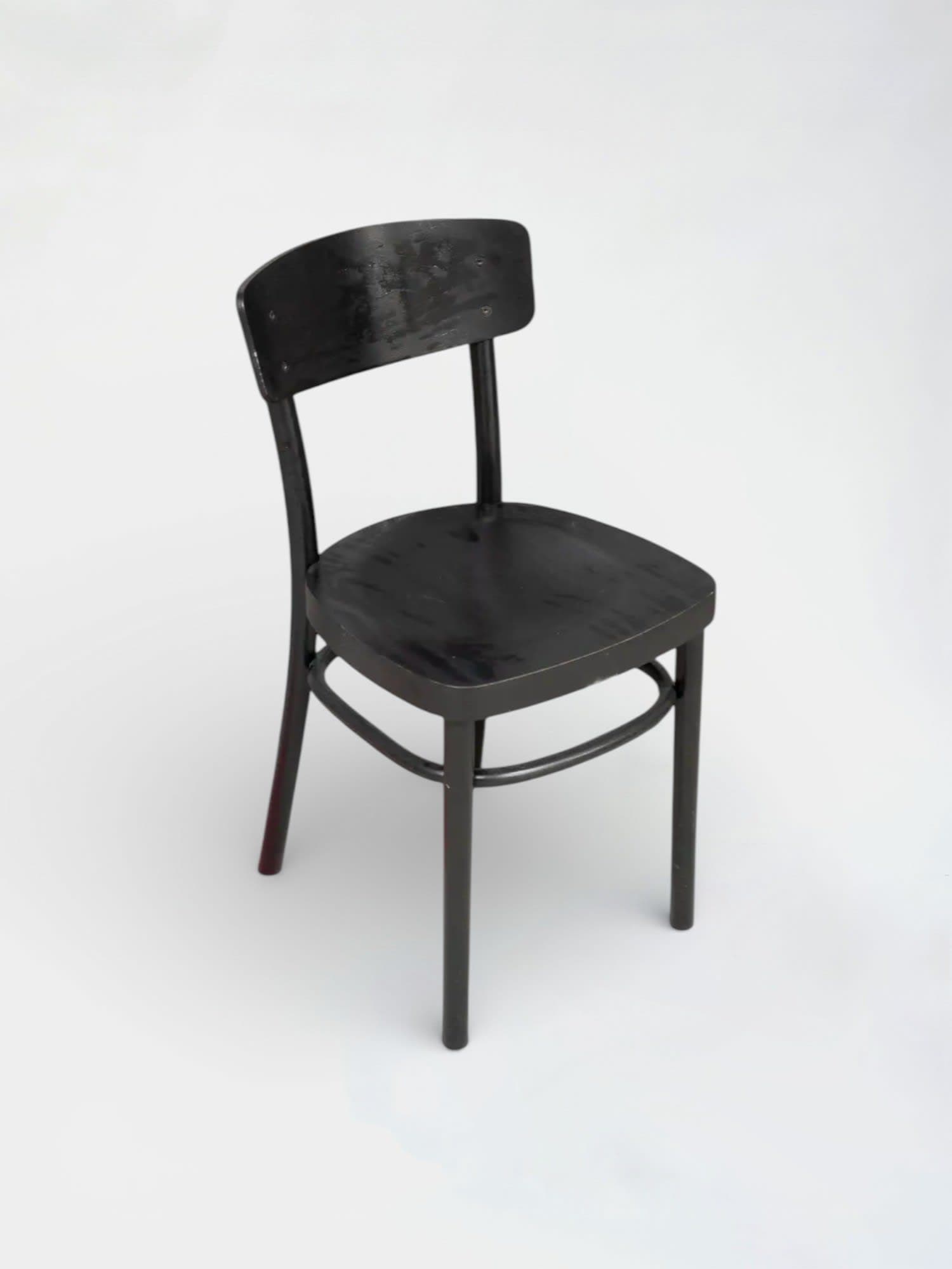 IKEA Idolf black Wood chair-0
