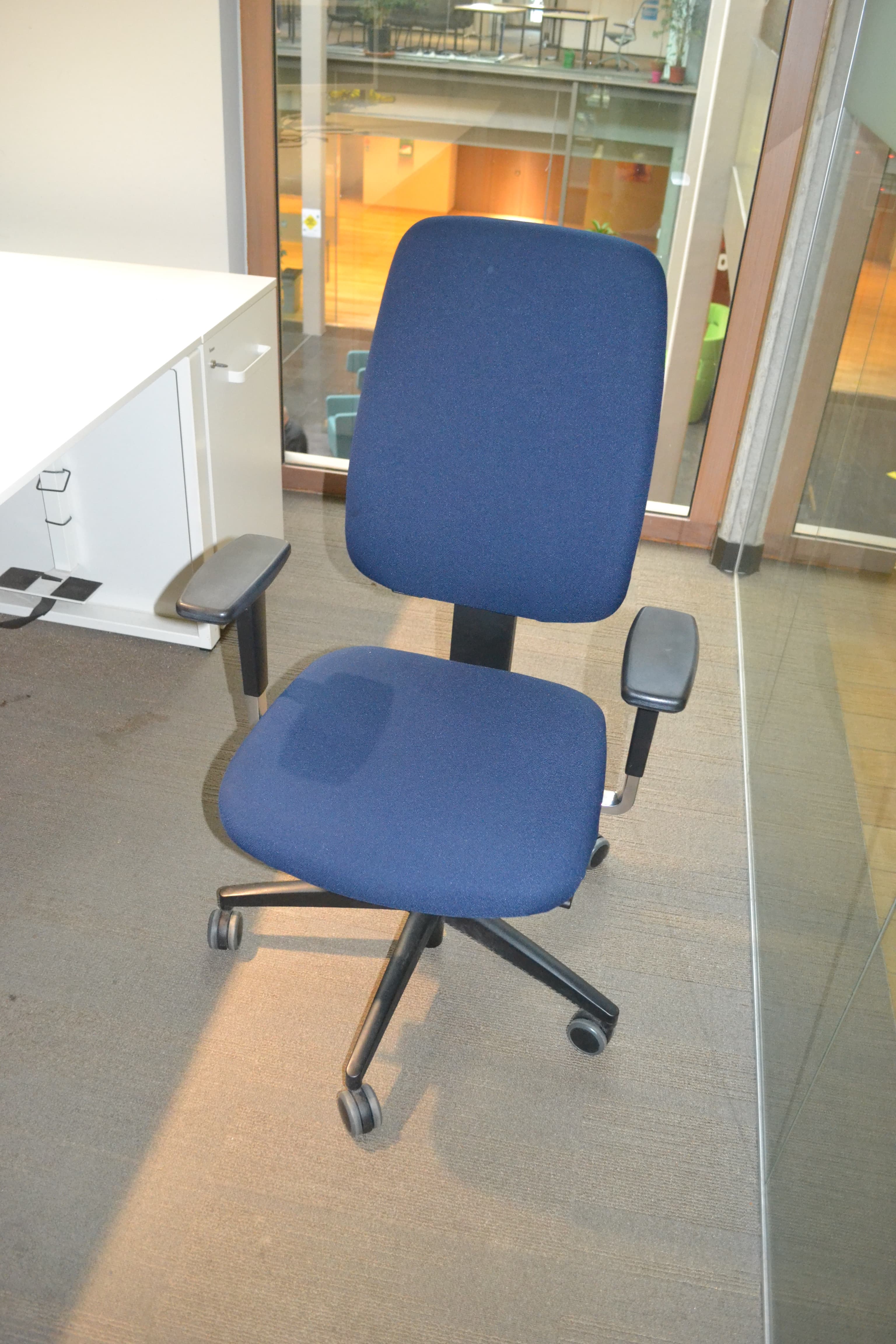 Chaise de bureau bleu / Bureaustoel-0