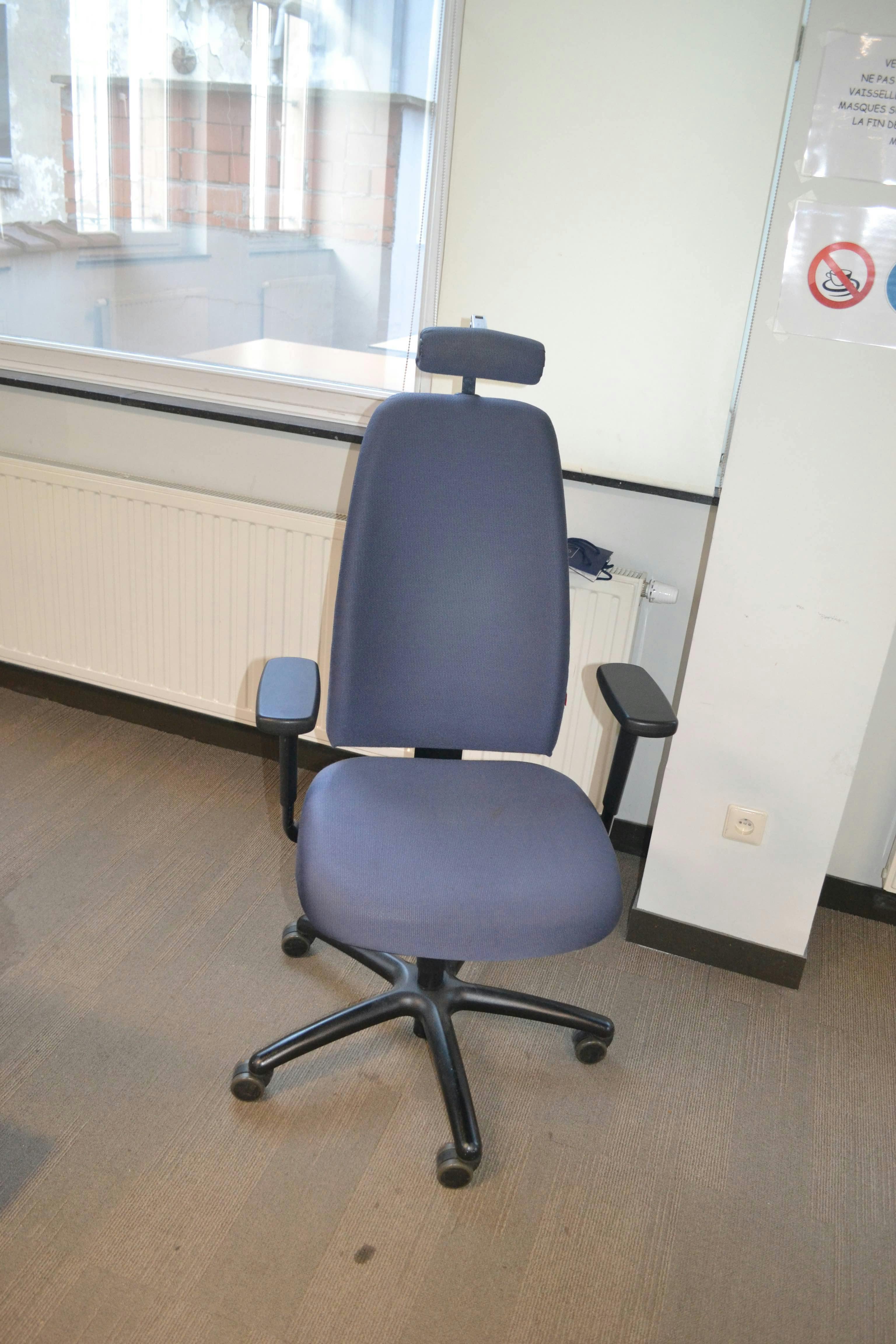 Chaise de bureau DRISAG / Bureaustoel Merk Drisag - Second hand quality "Office chairs with wheels" - Relieve Furniture - 1