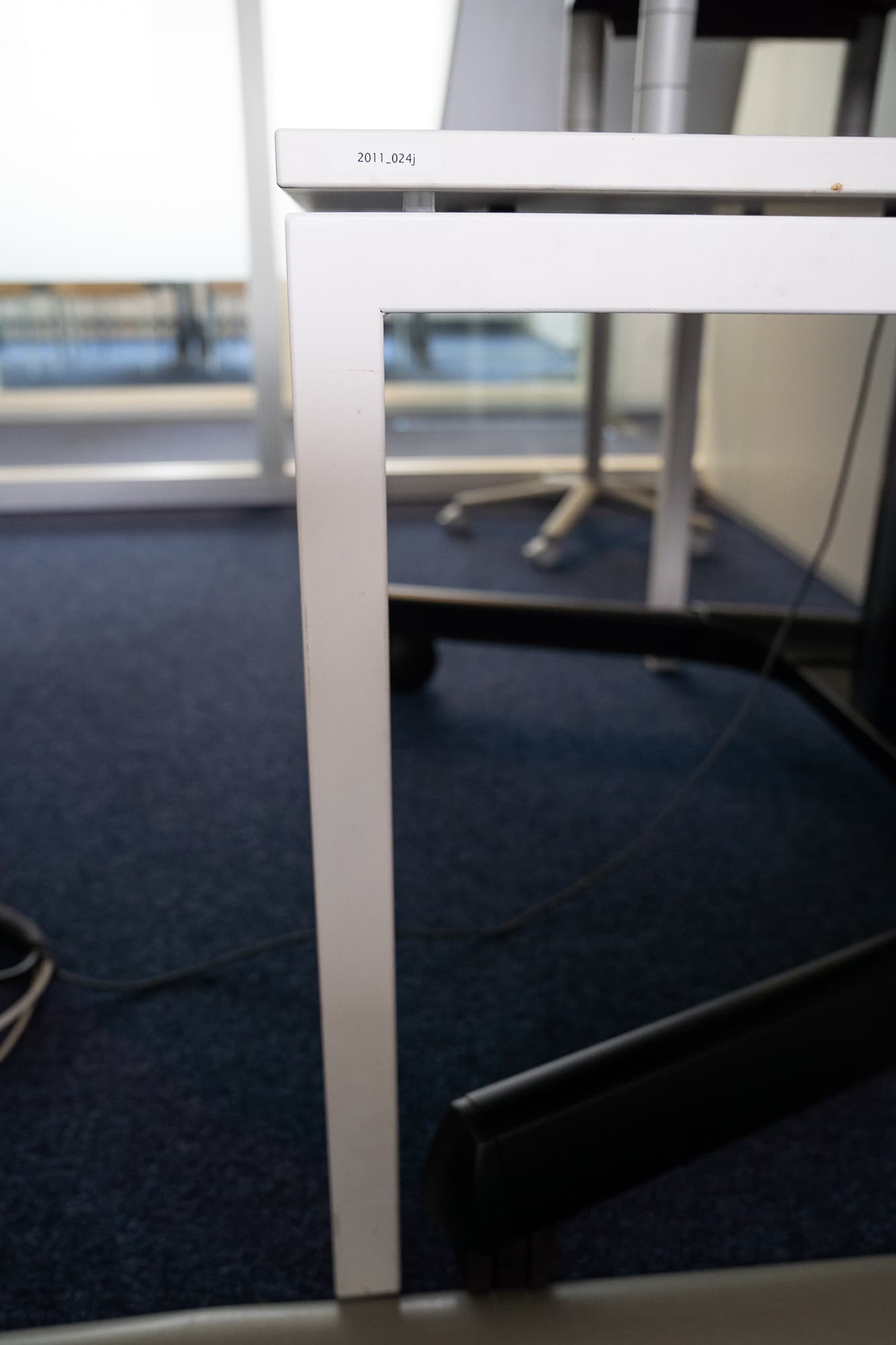 Bureau blanc 120x60cm-3