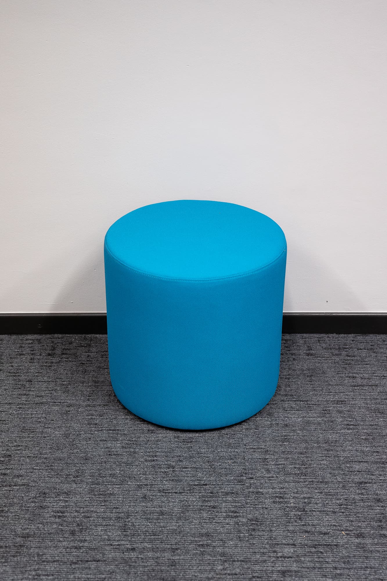 Pouffe Round turquoise-1