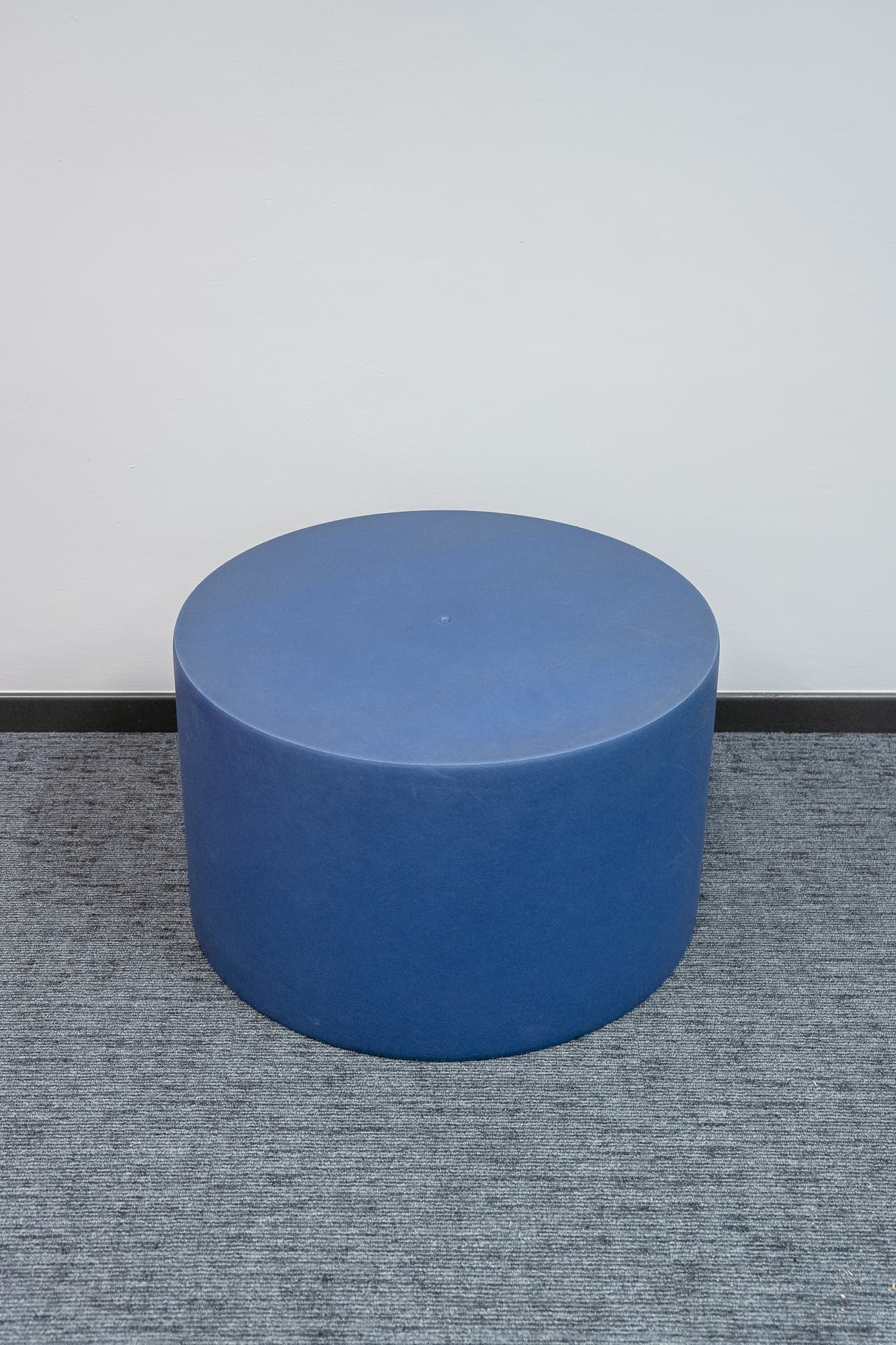 Blue-grey lightweight plastic pouffe-1