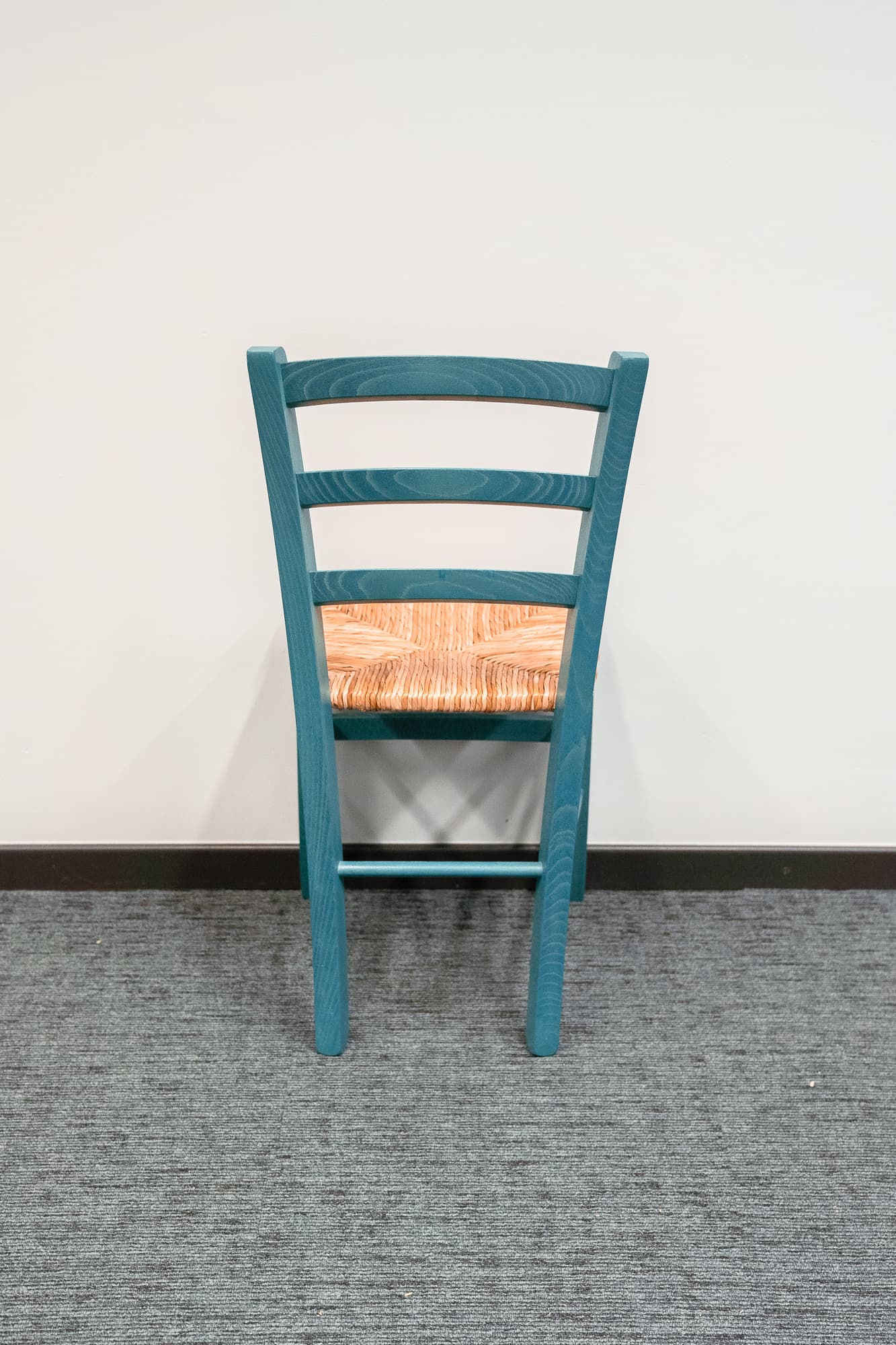 Green and wicker chair-2