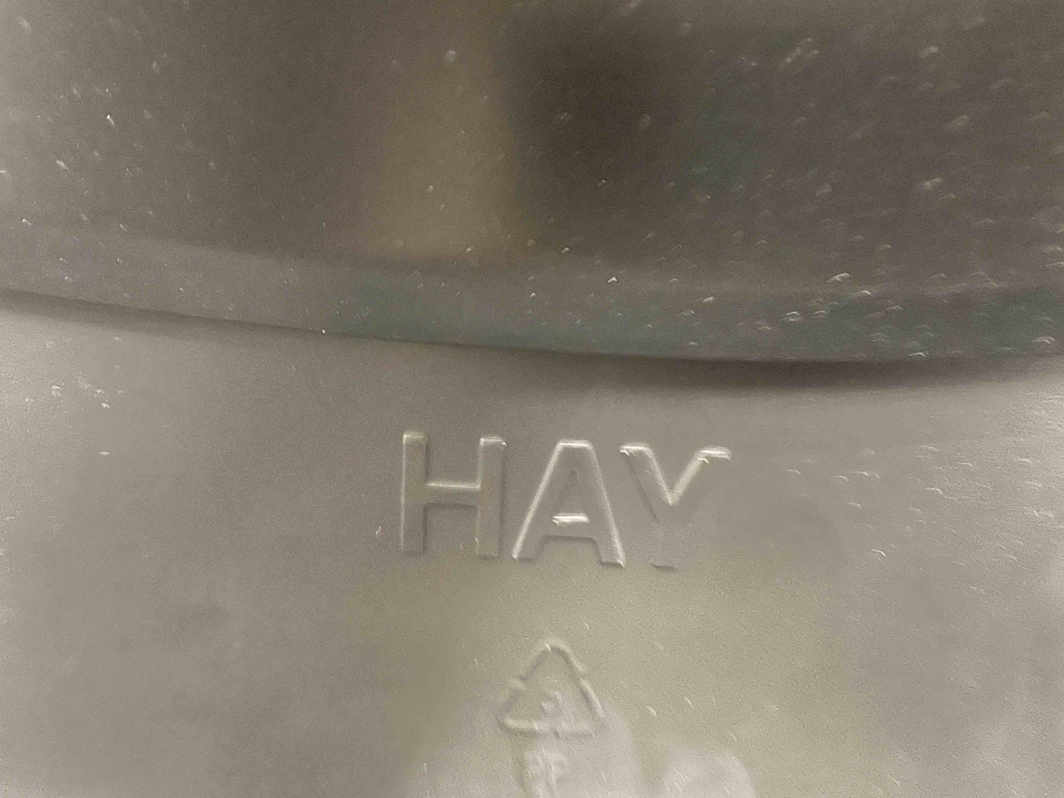 Chaise orange et noire Hay-3