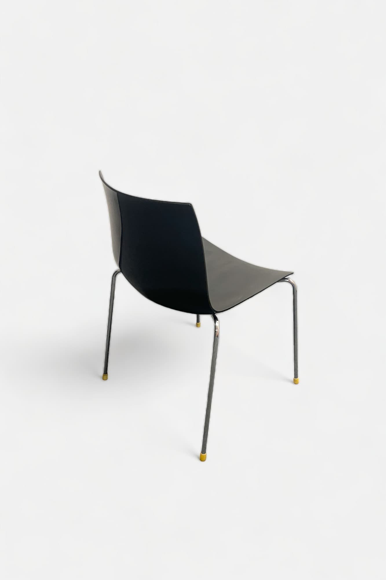 ARPER black stacking chair-1