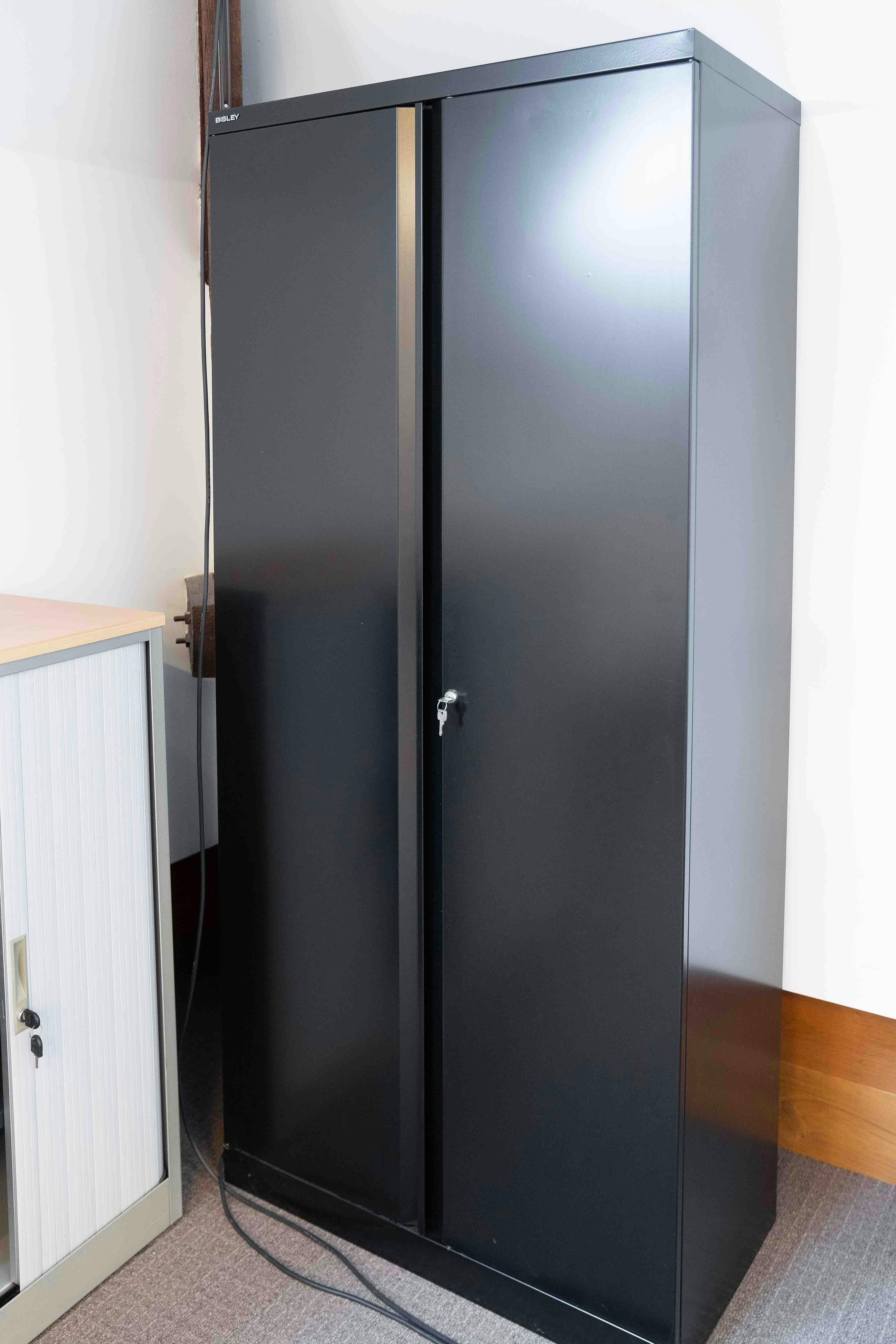 Bisley black cupboard storage - Second hand quality "Storage" - Relieve Furniture