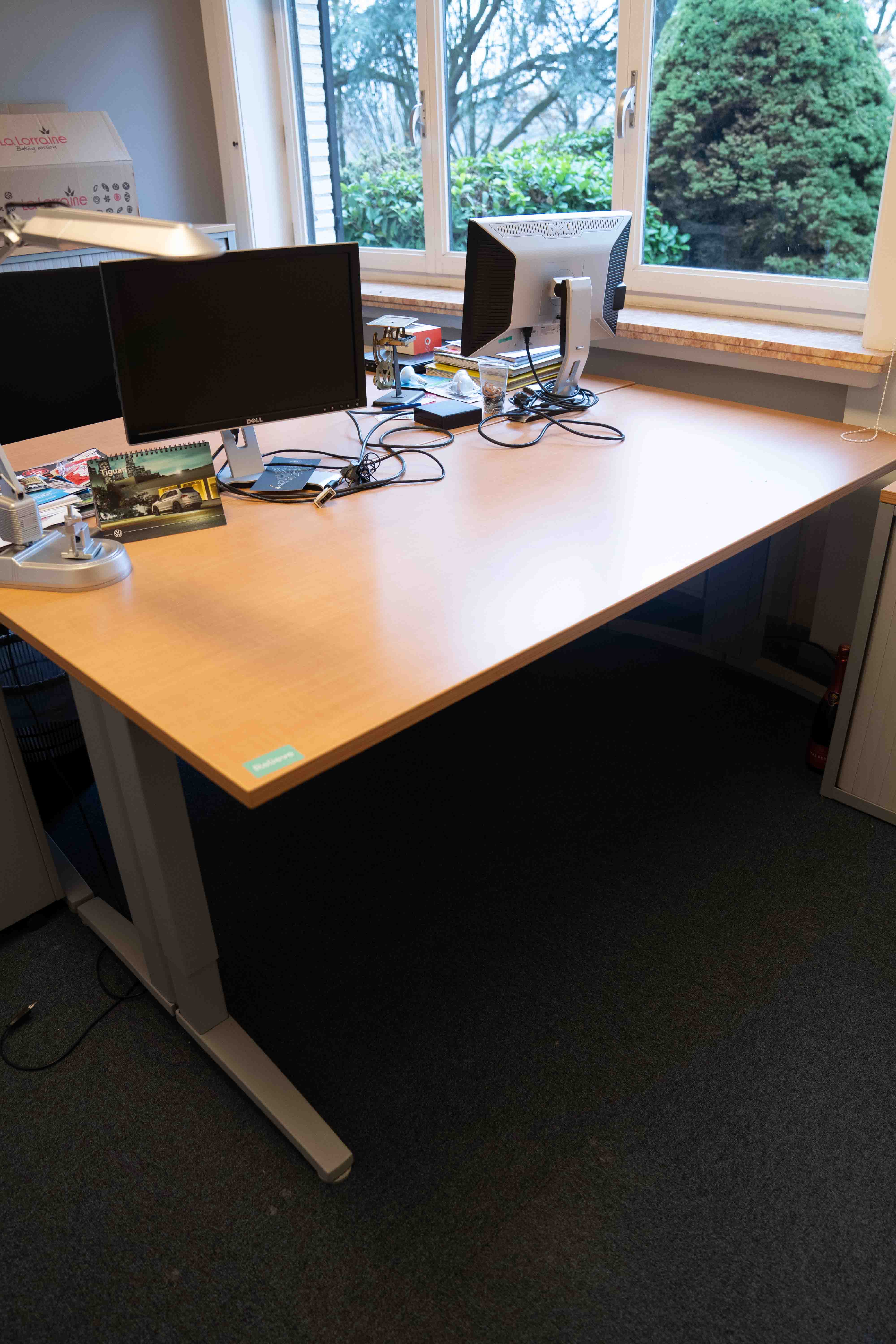 TDS 180cm rectangular wood top desk-0