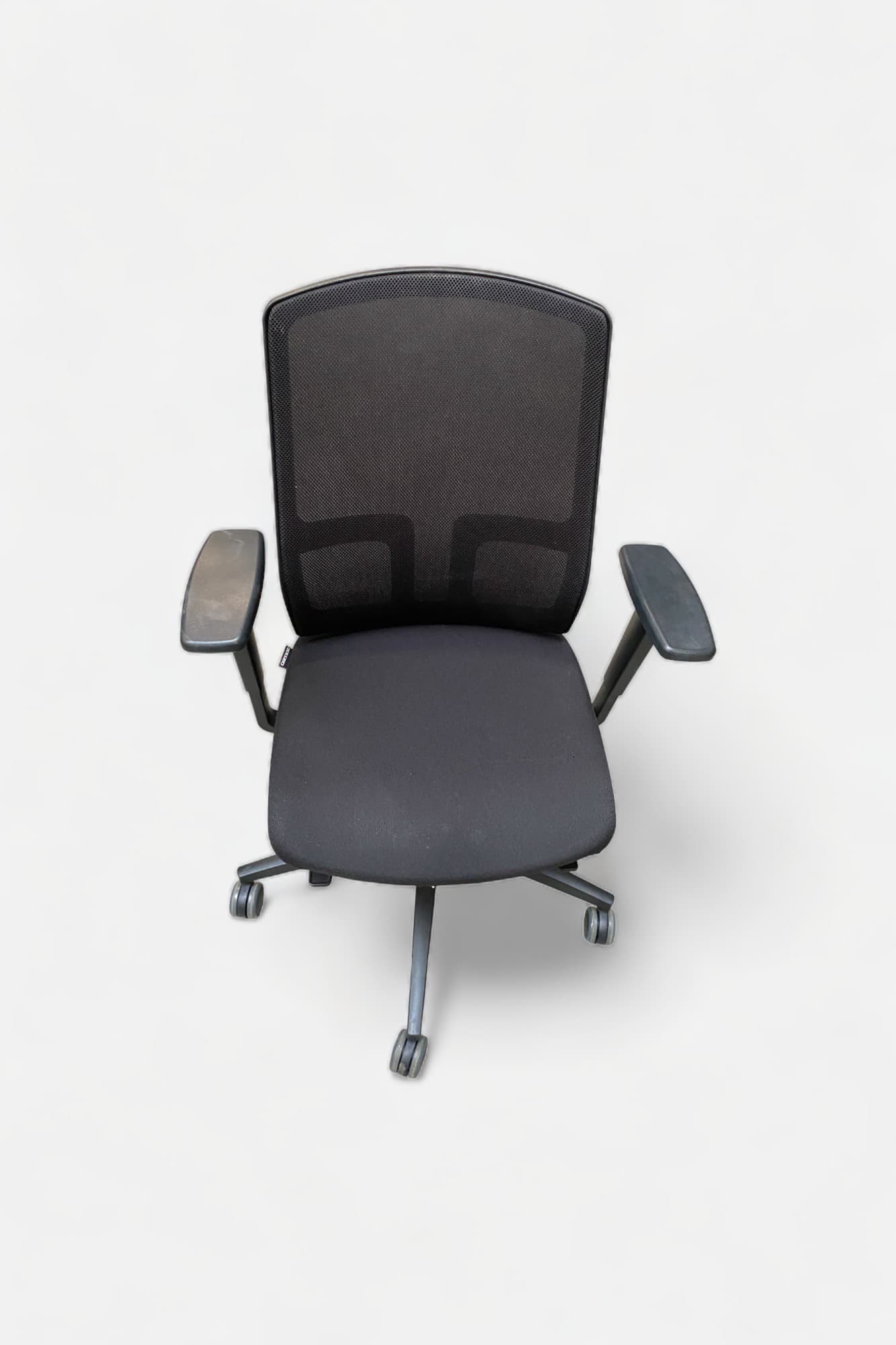 Chaise de bureau noire à roulettes Osmoz-0