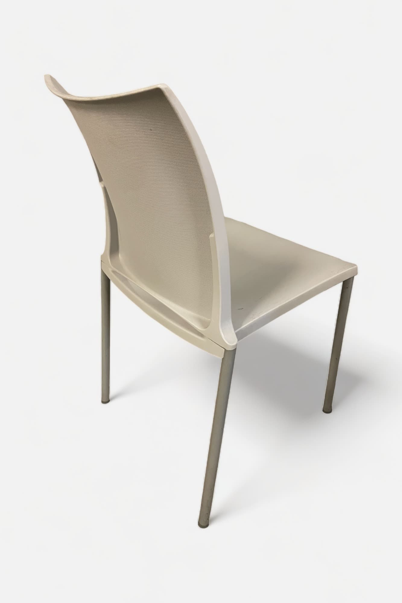 Kusch+Co light Grey stackable plastic chairs-1