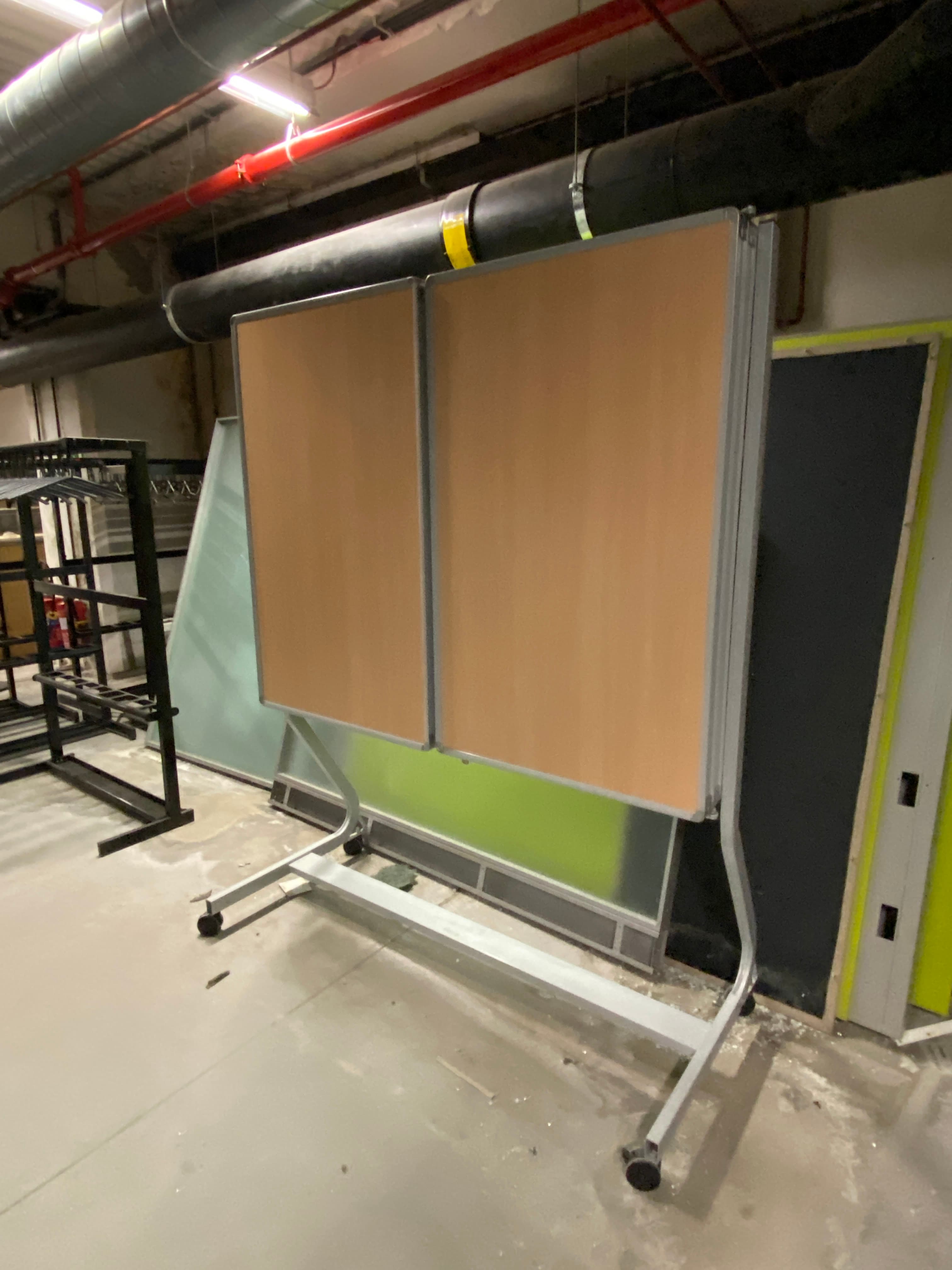 Closed large Whiteboard with wood finitions-1