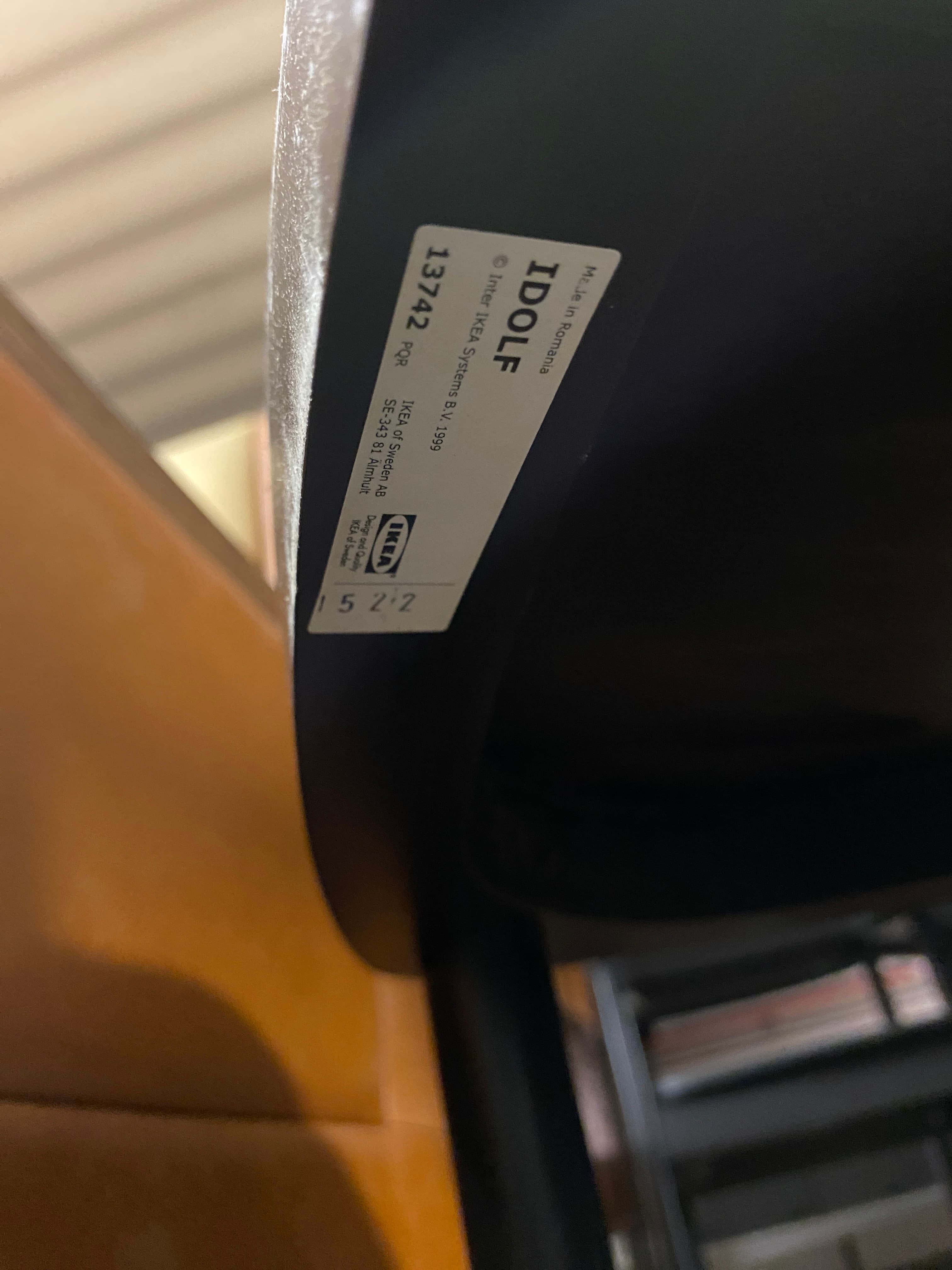 IKEA Idolf black Wood chair-3