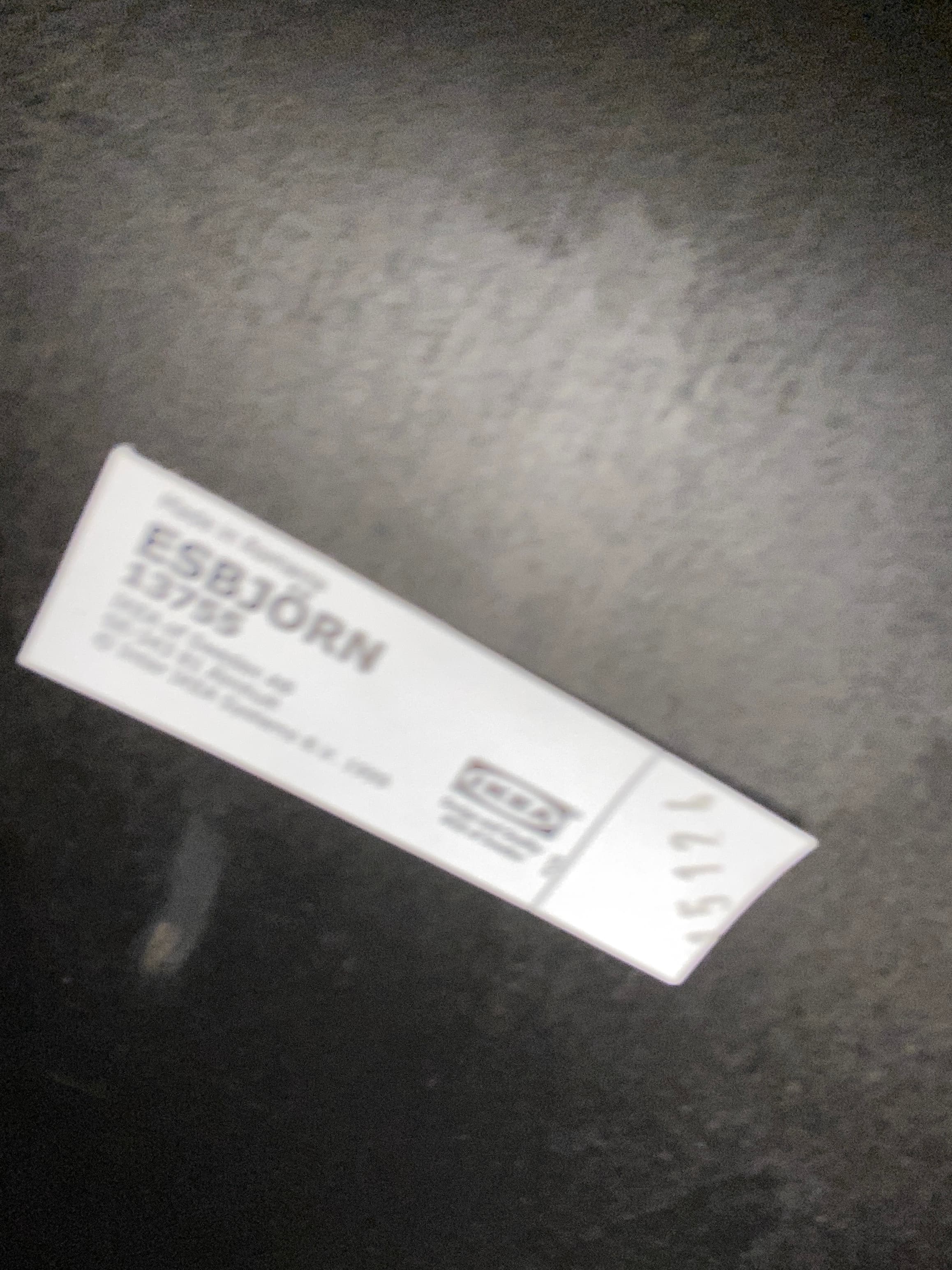 IKEA Esbjorn zwart houten stoel-4