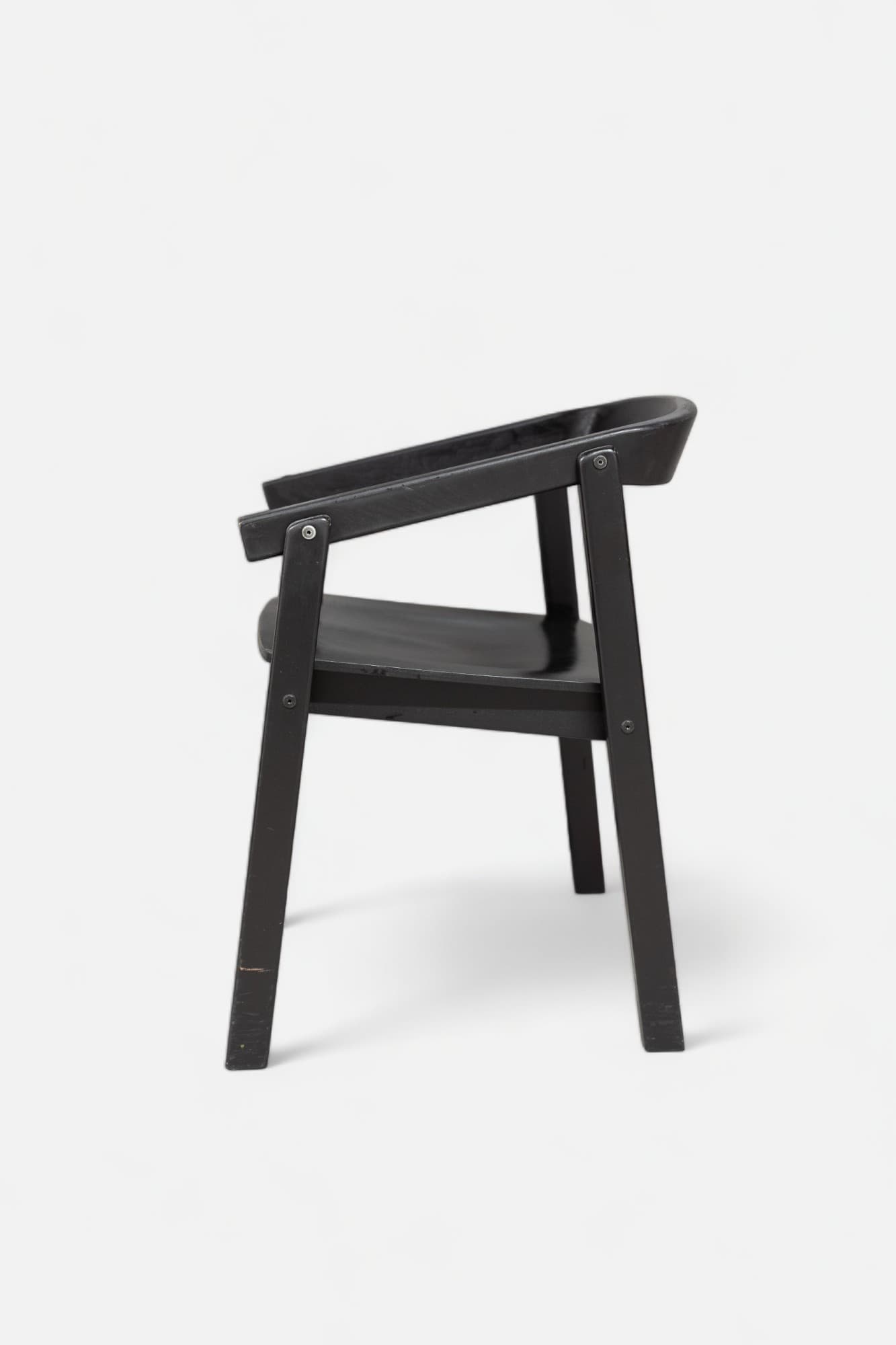 IKEA Esbjorn zwart houten stoel-1