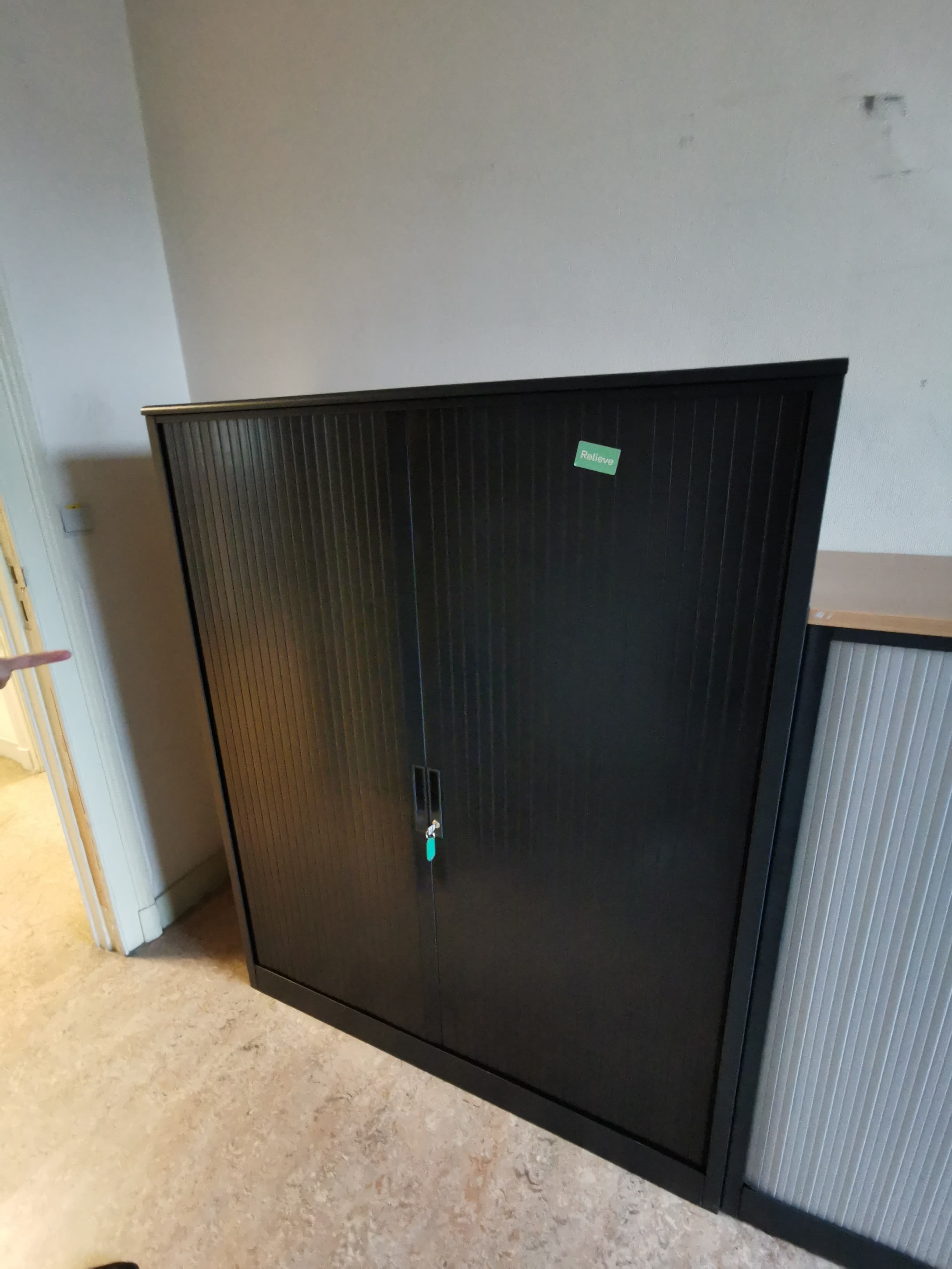 150cm TDS Black medium cupboard-0