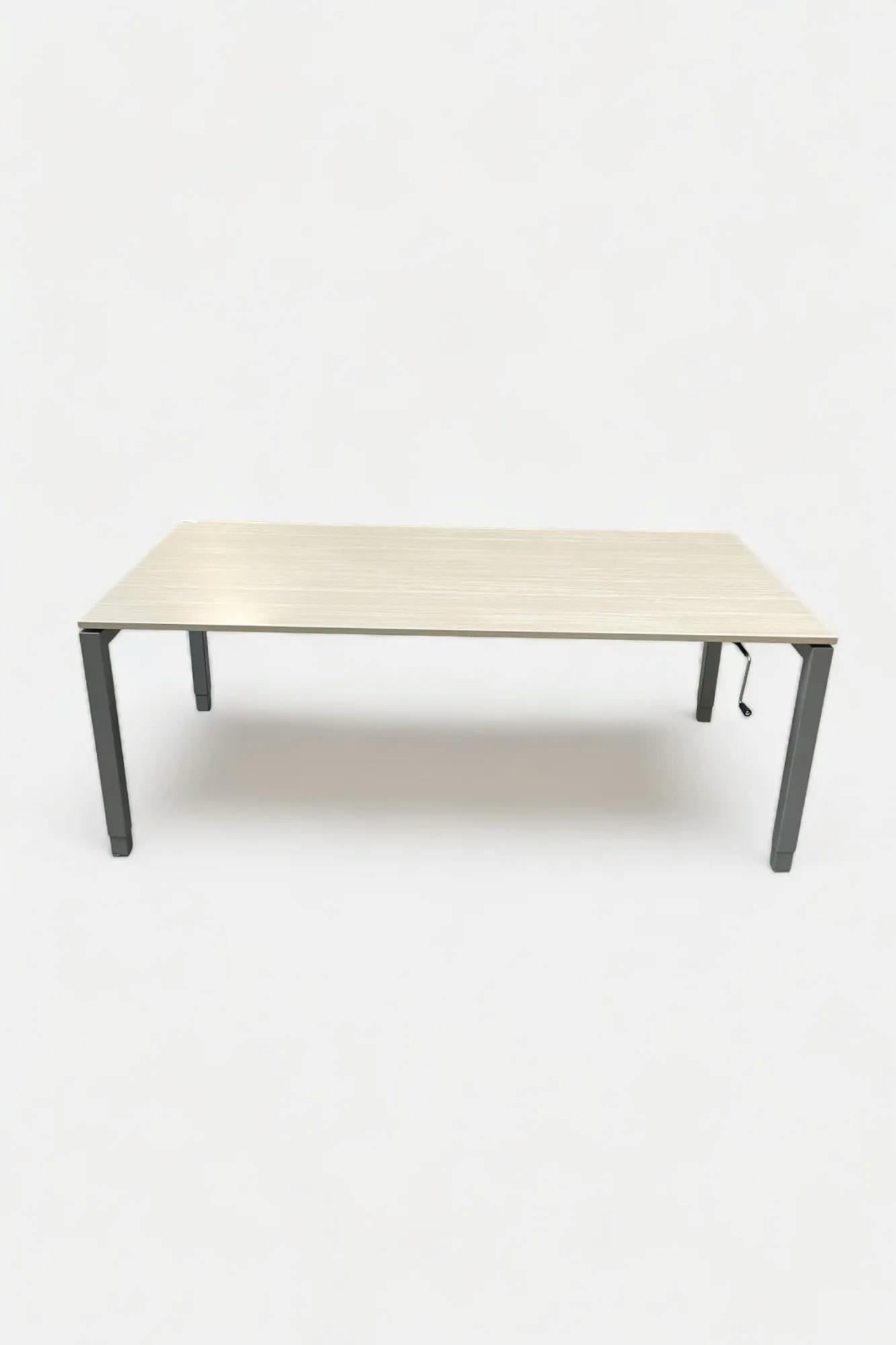 NURUS Wood Desks 180x90cm adjustable height with top access - Relieve Furniture
