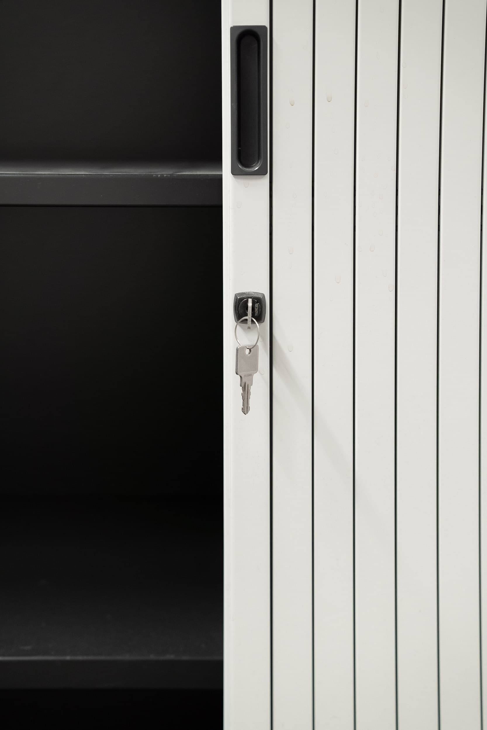 SAMAS Armoire de rangement grise 165cm-3