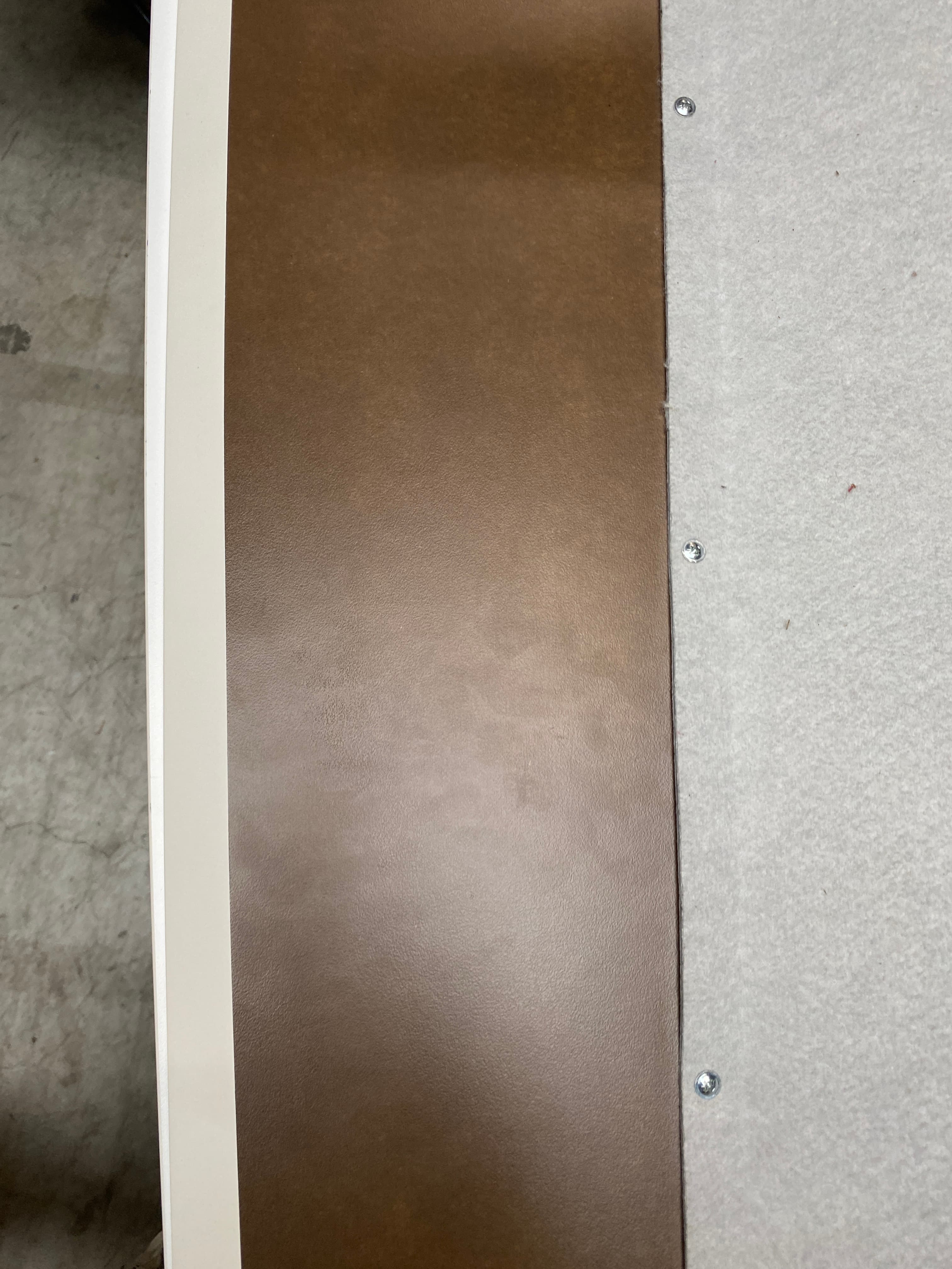 215 cm EFG HideTech oval white meeting table with top access-2