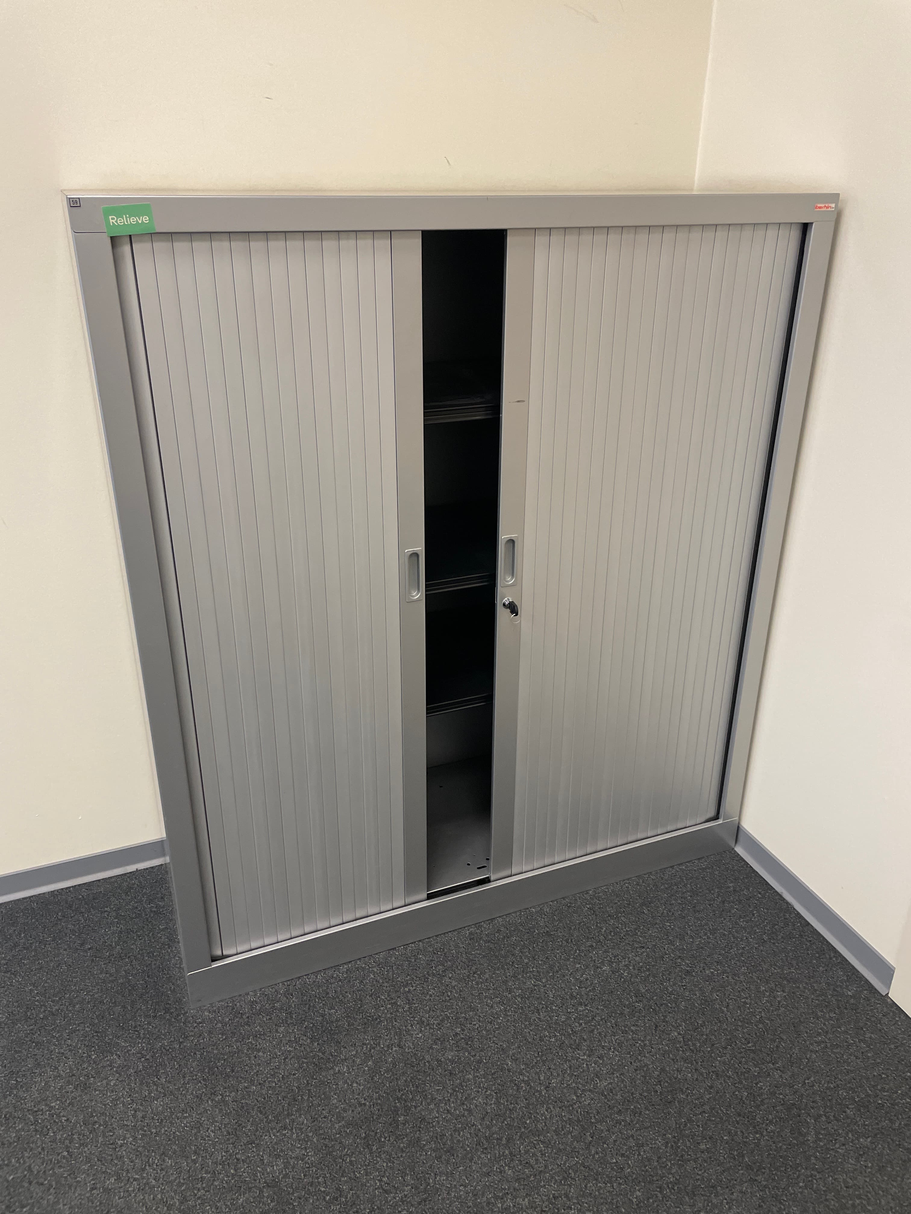 135cm Berhin grey cupboard-0