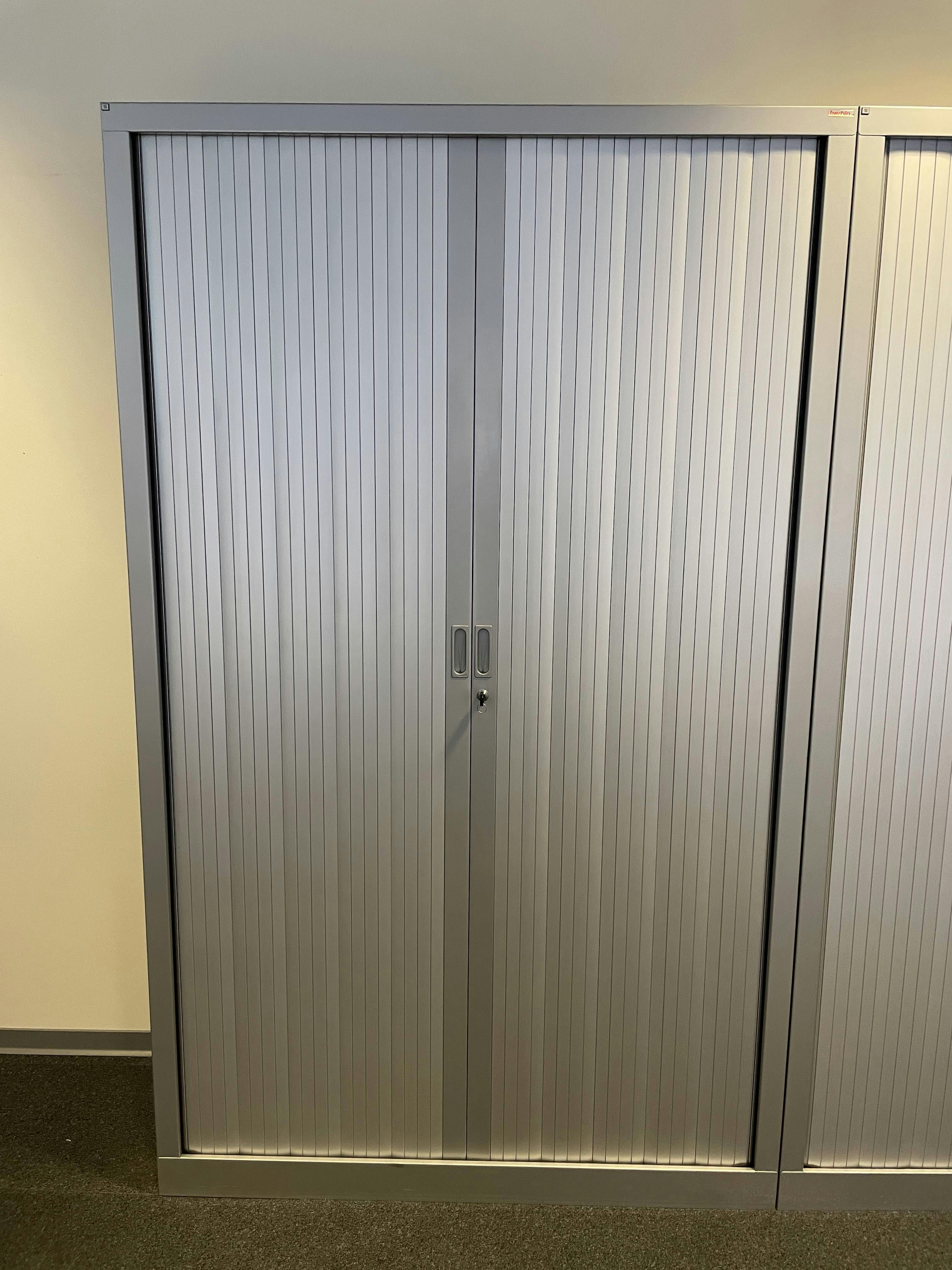 200cm Berhin Large grey cupboard - Relieve Furniture