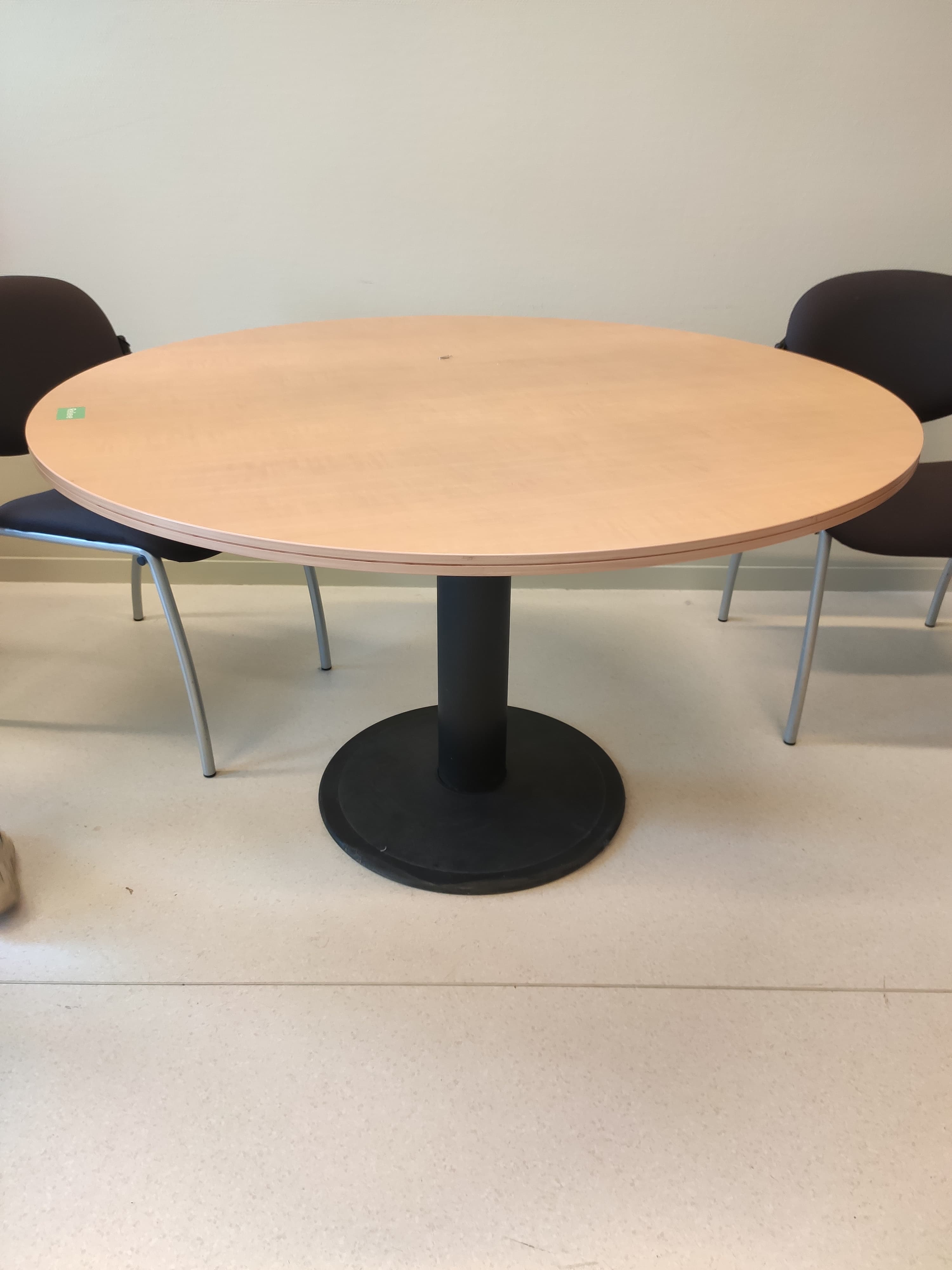 120cm medium Wooden round table-0
