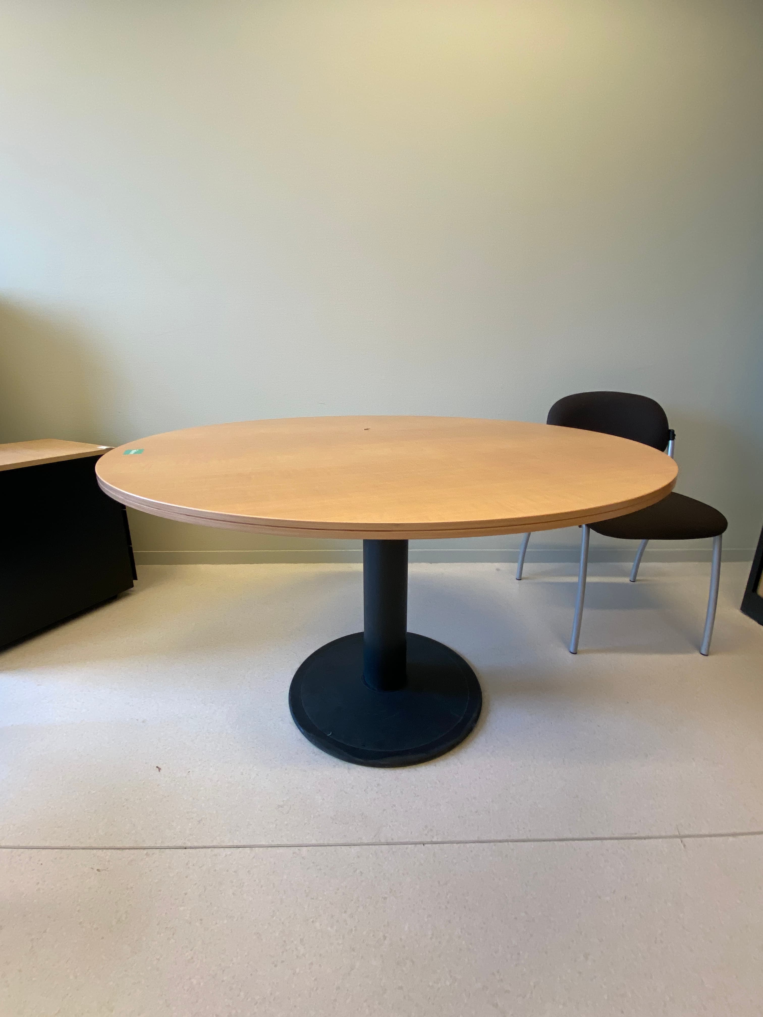 120cm medium Wooden round table-2