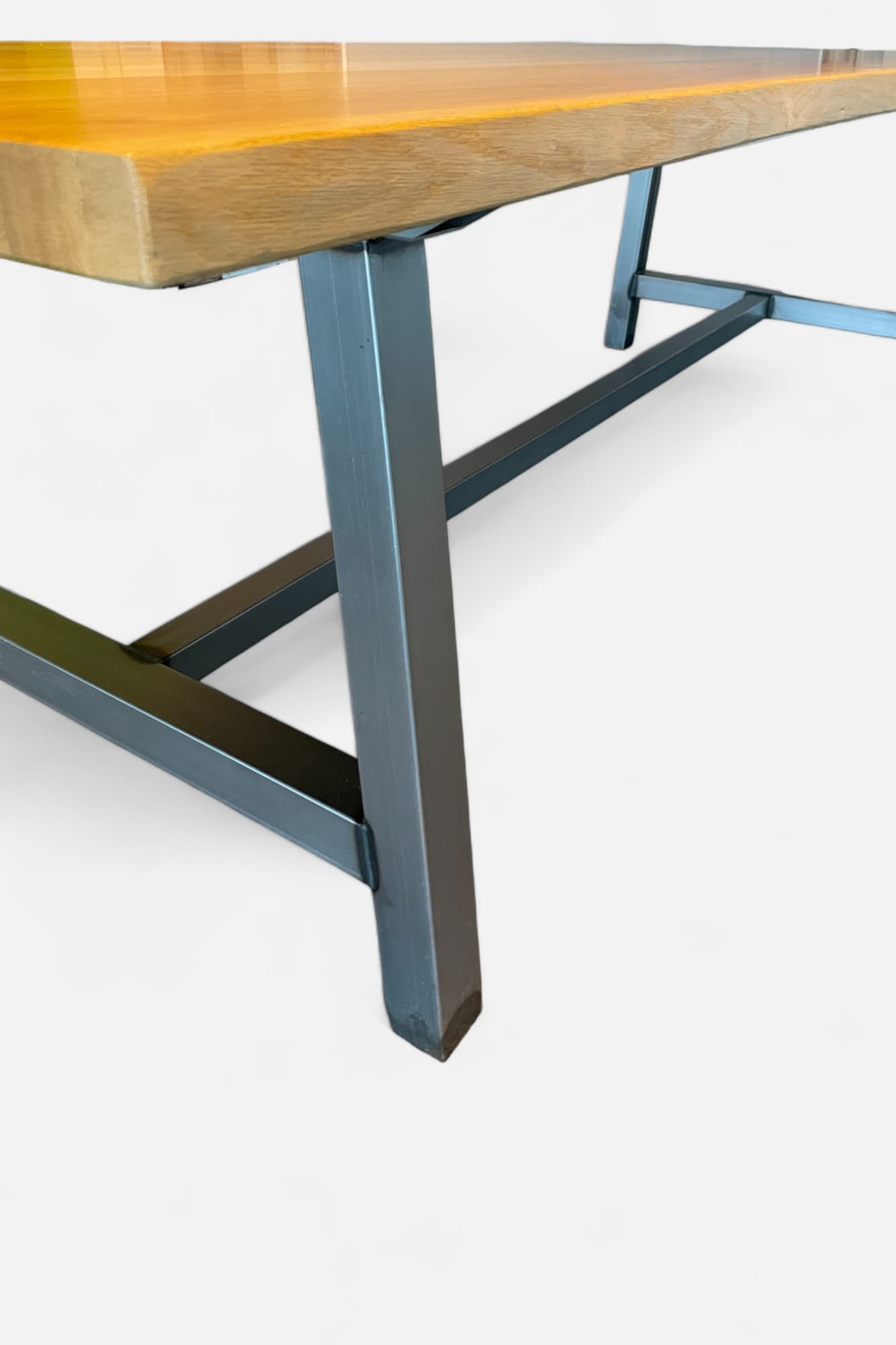 Massive oak wood table-3