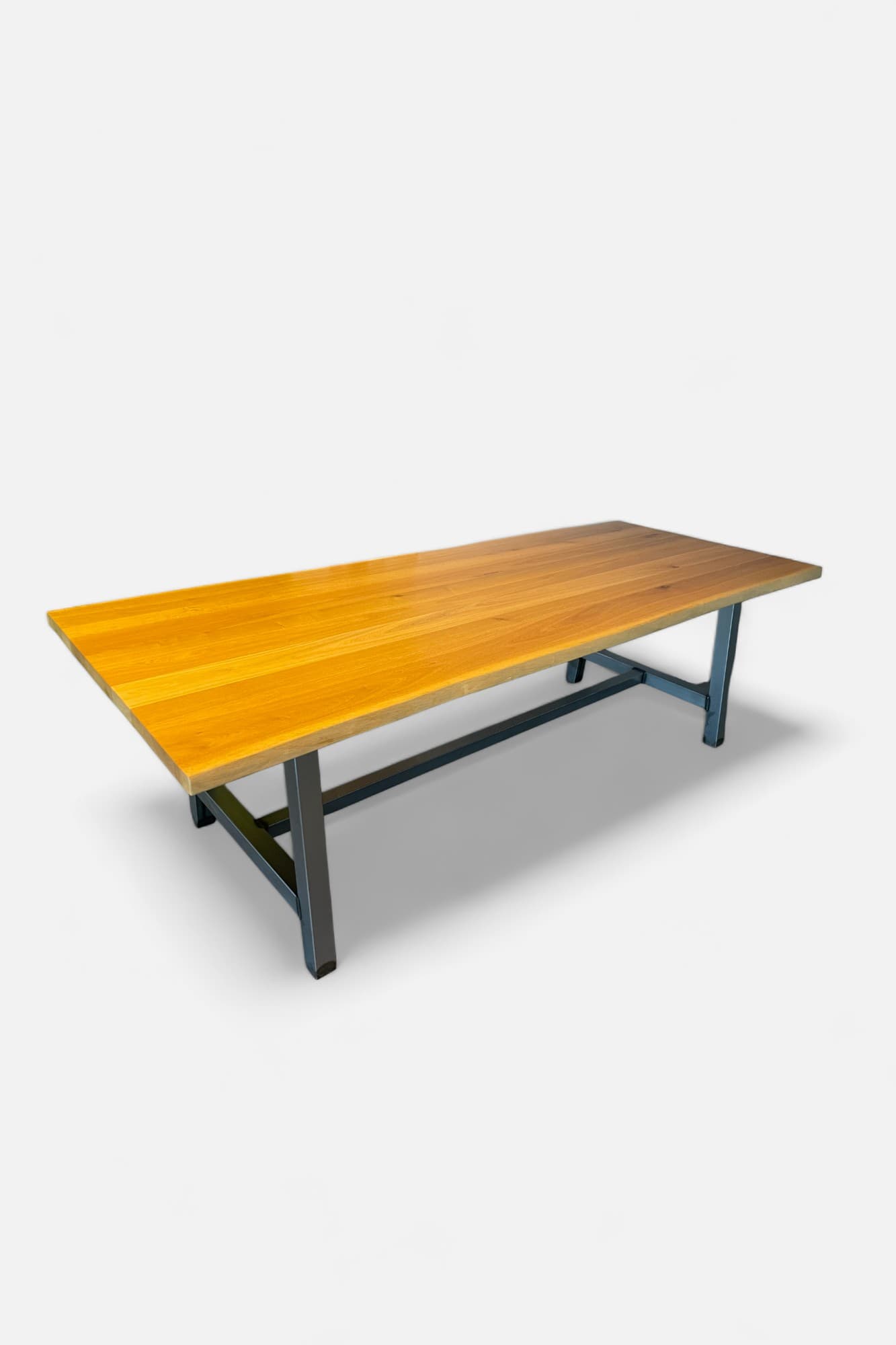 Massive oak wood table-1