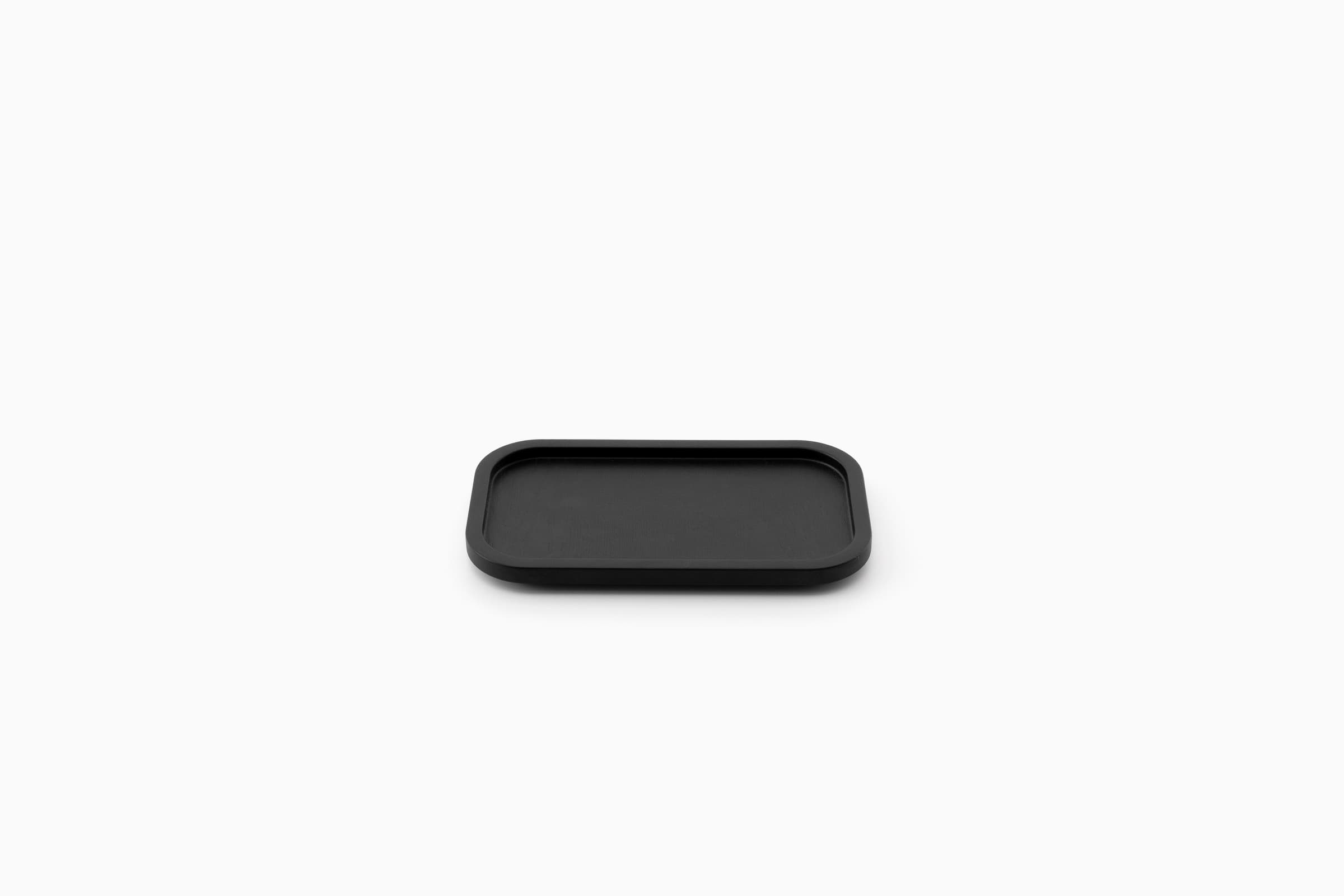 CRUSO Black Oak Wooden Tray - 14cm-2