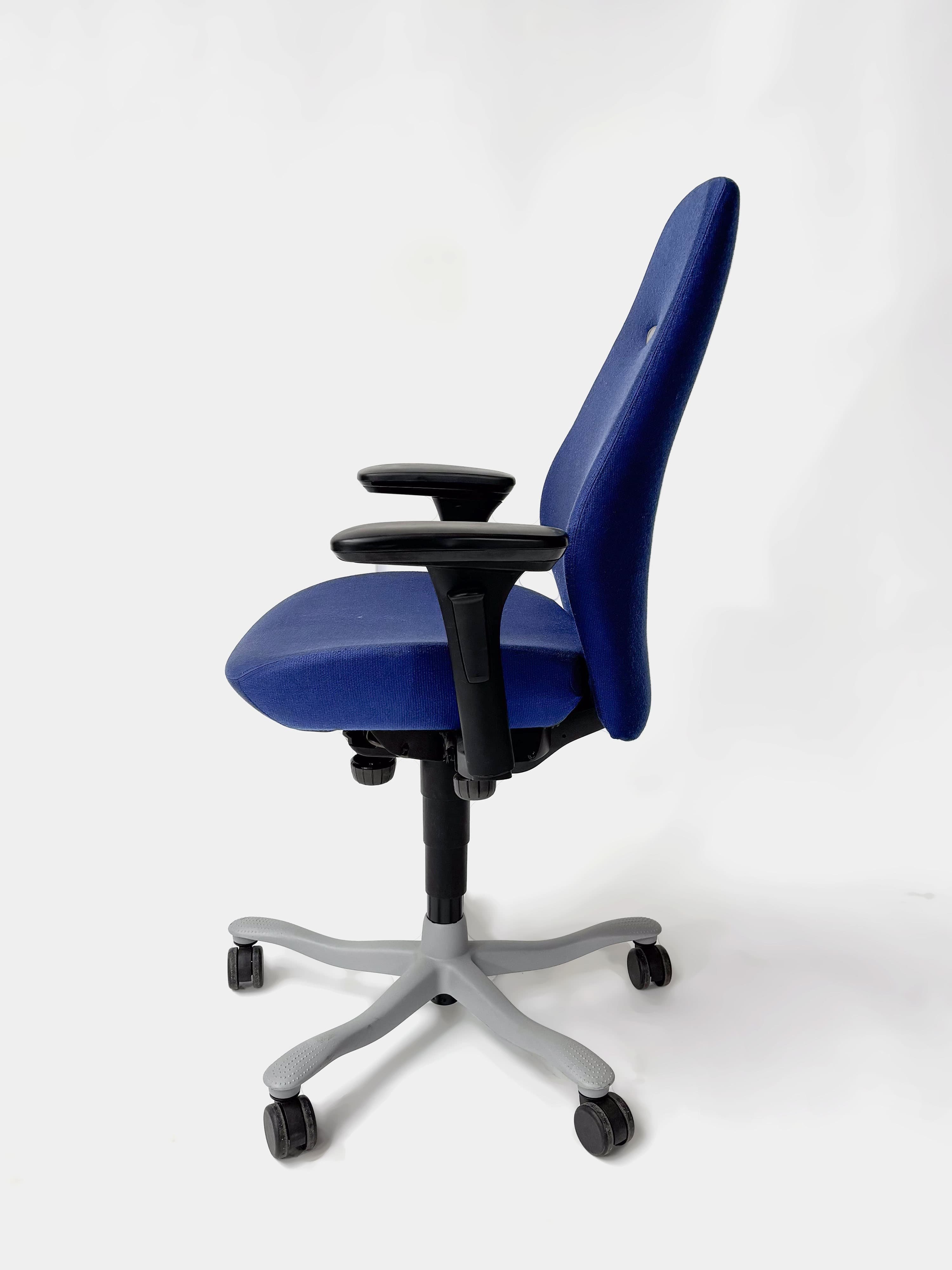 Kinnarps 8000 Ergonomische Marineblauwe Stoffen Bureaustoel-2