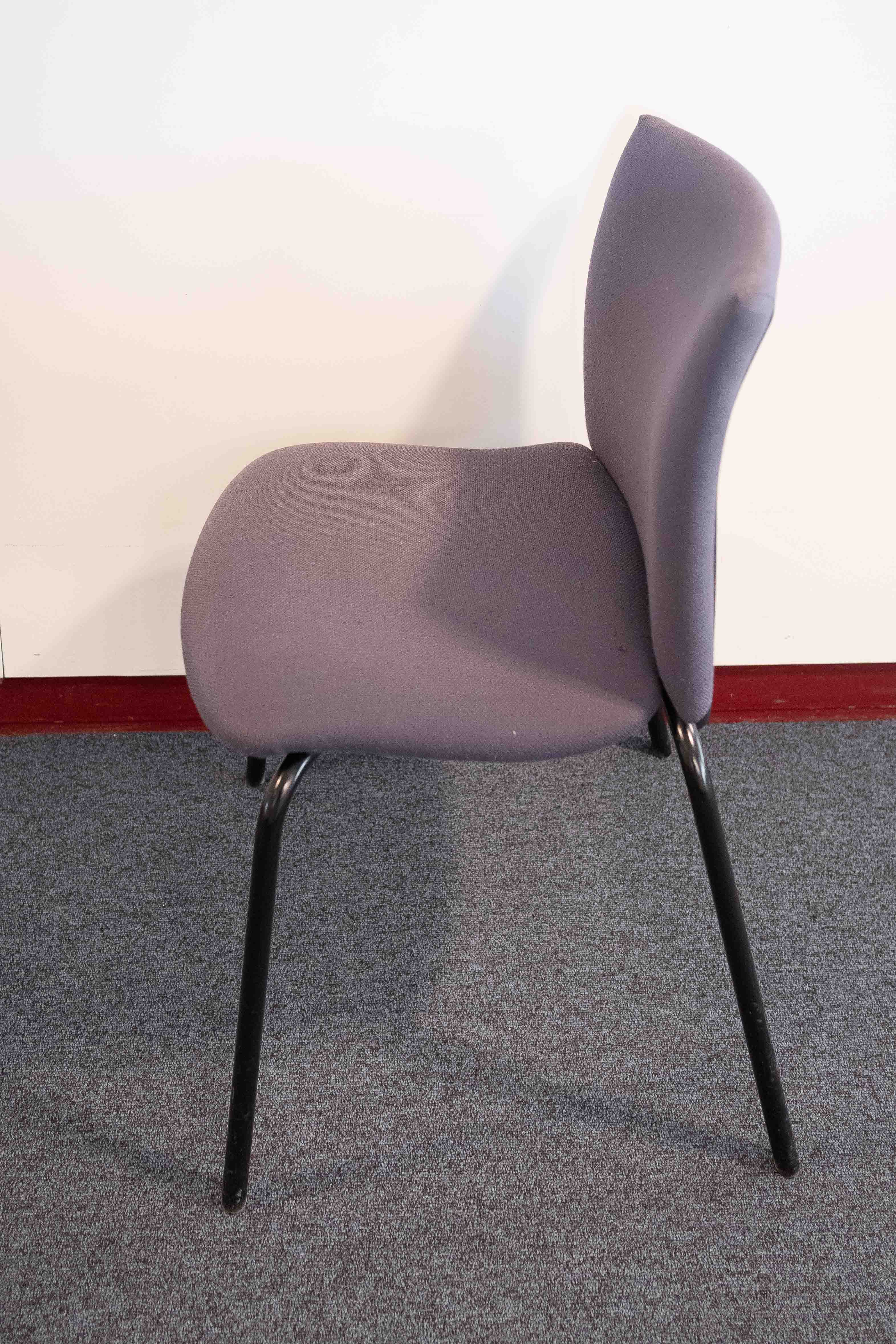 Comforto Dark Grey blue cushion chair-2